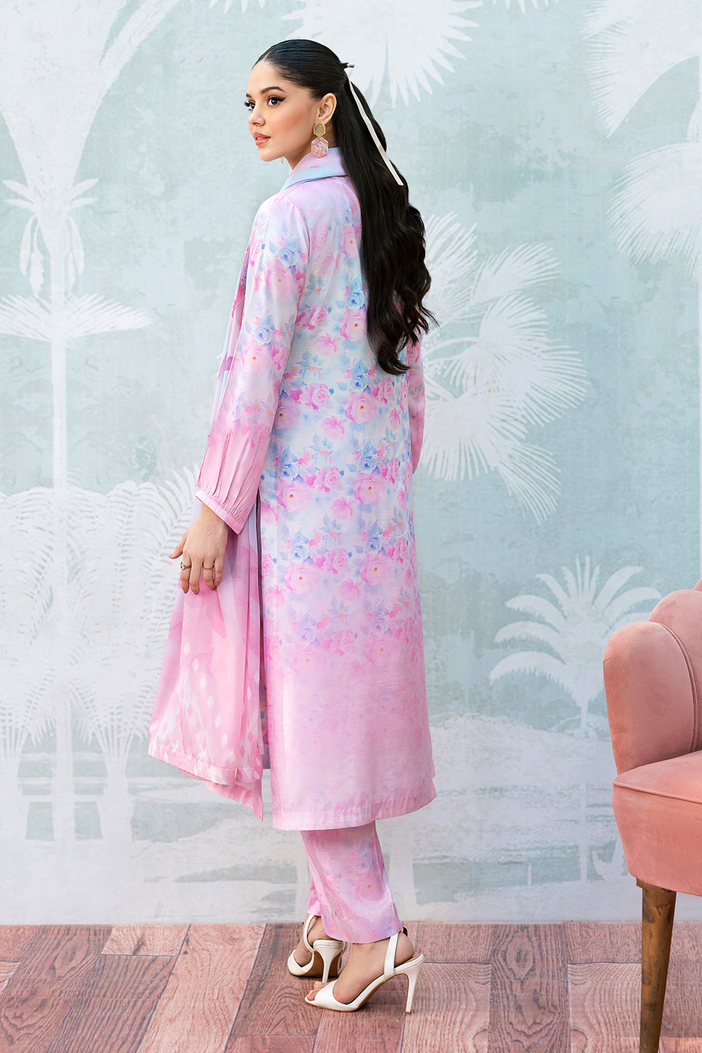 Afsanah | Basics Raw Silk | Pink Wave AR-112