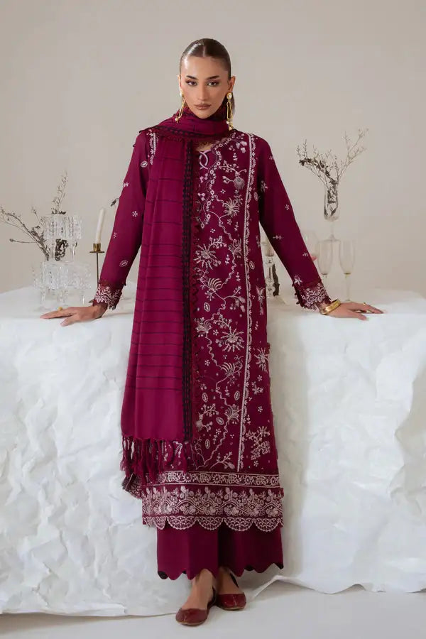 Aabyaan | Miraal Signature Embroidered Viscose 25 | AFSHEEN (AV-09) - Official Aabyaan - Agha Fabrics UK