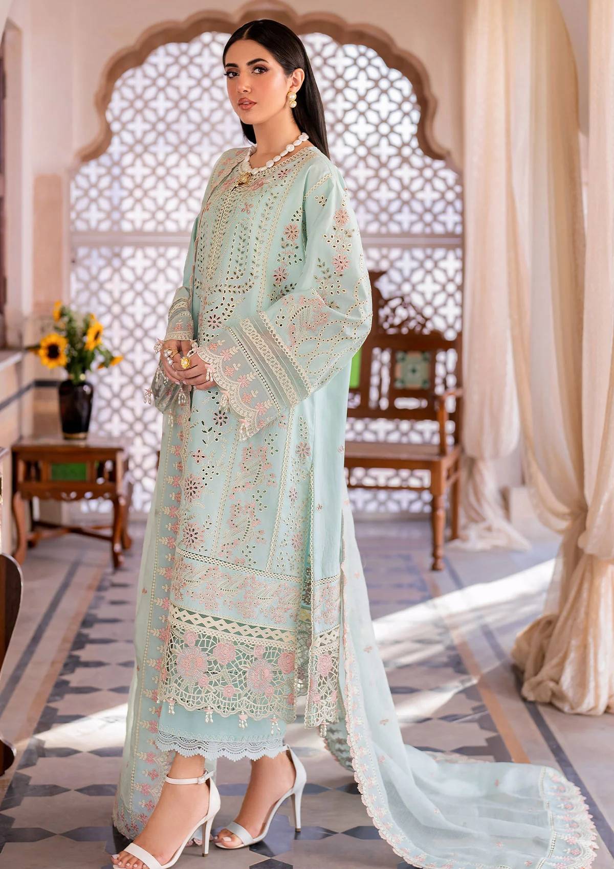 Lawn Collection - Akbar Aslam - Hayat - Eid - D#121 - Crescent
