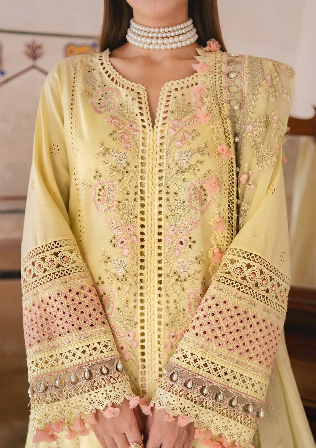 Lawn Collection - Akbar Aslam - Hayat - Eid - D#123 - Caviar