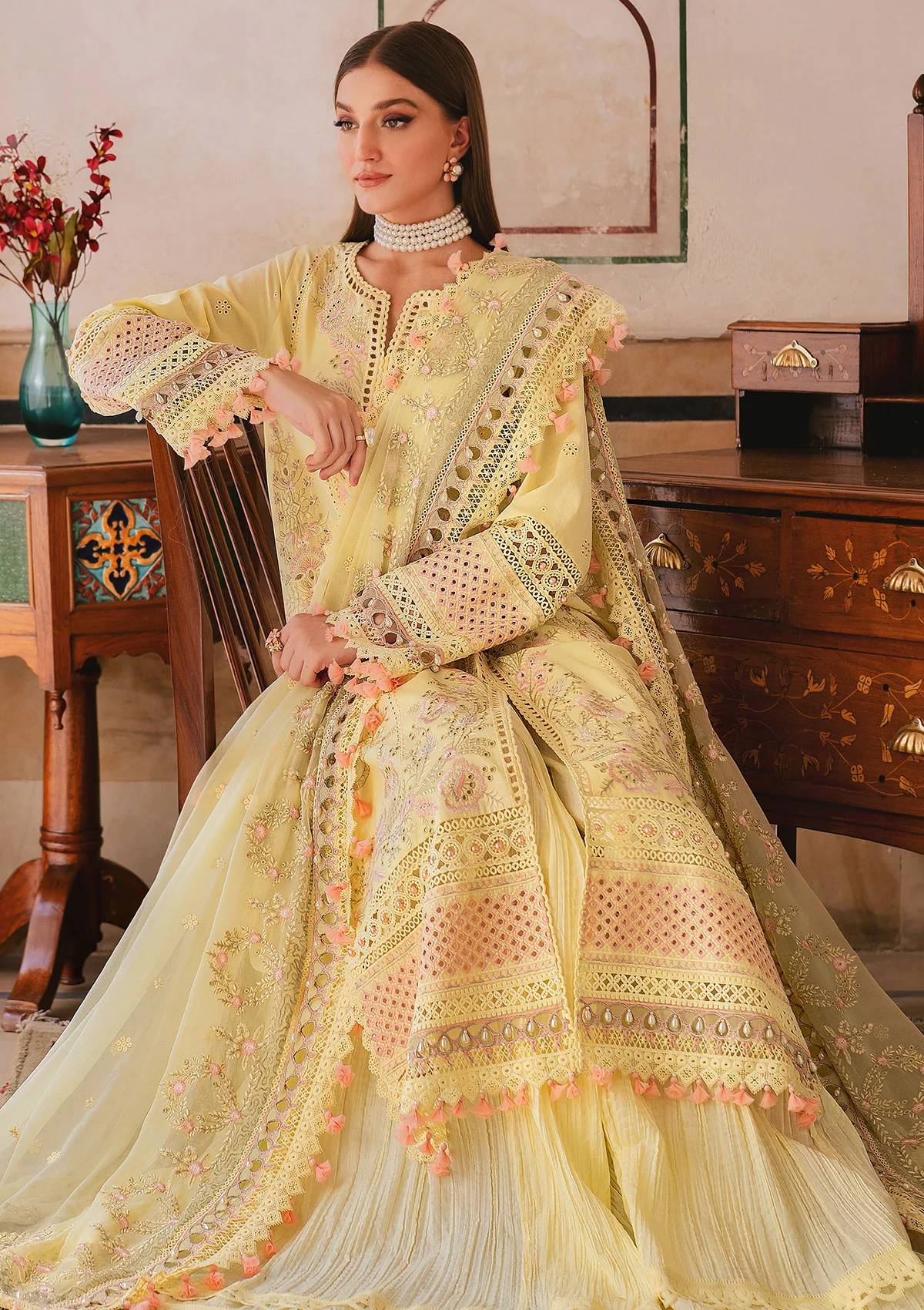 Lawn Collection - Akbar Aslam - Hayat - Eid - D#123 - Caviar