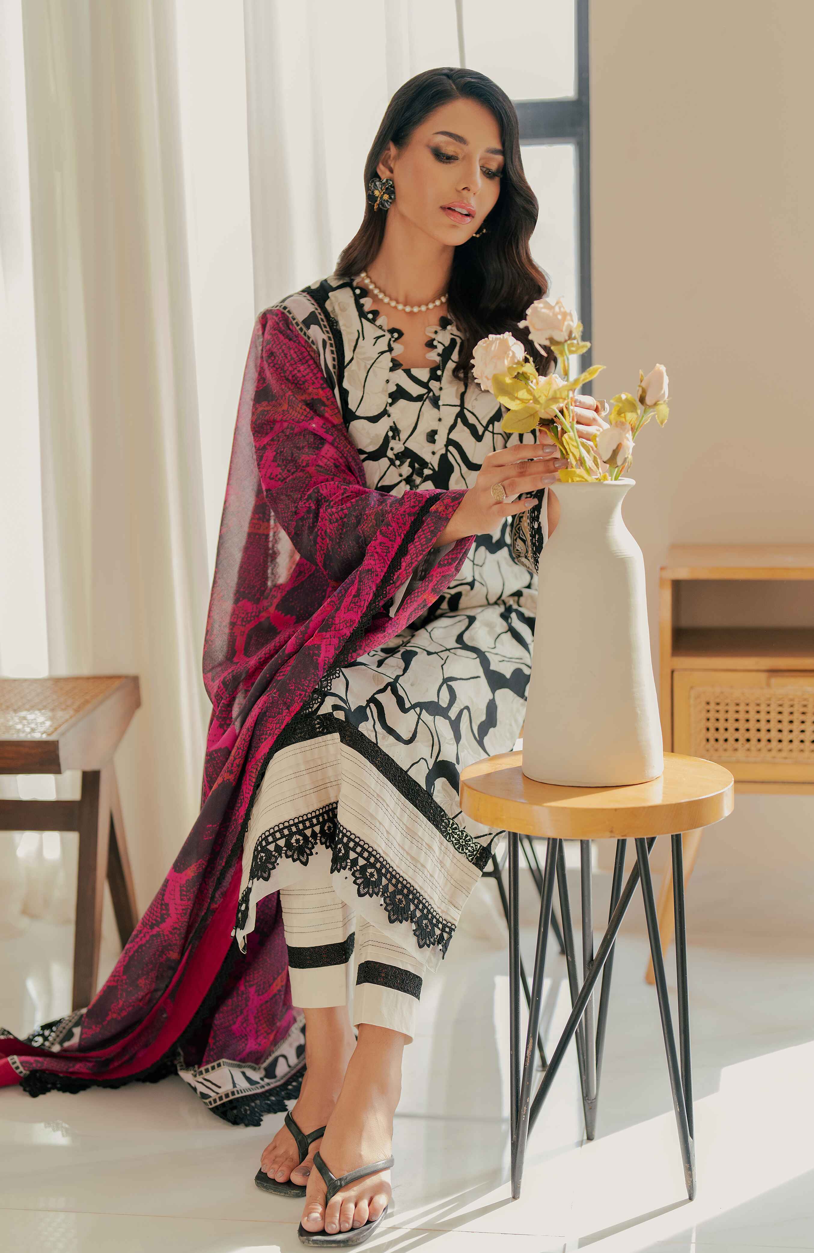 Al Zohaib | Sun Shine Bloom Cotton Silk | SCS-24-07