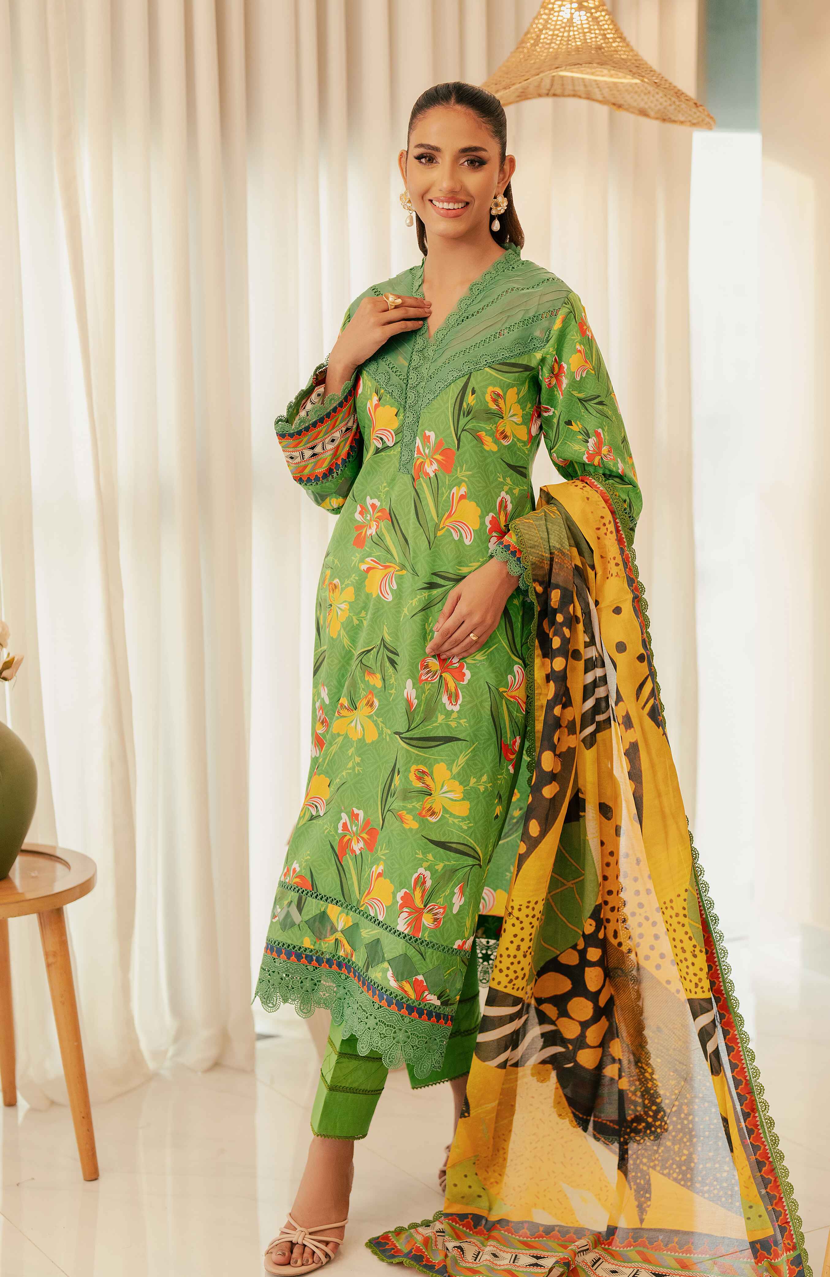 Al Zohaib | Sun Shine Bloom Cotton Silk | SCS-24-11