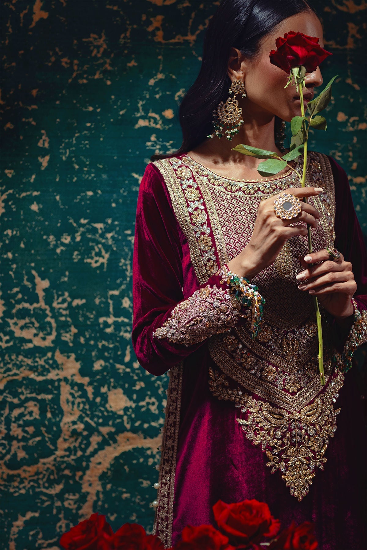 Annus Abrar | Mirha Winter Velour | Ezra - Official Annus Abrar - Agha Fabrics UK