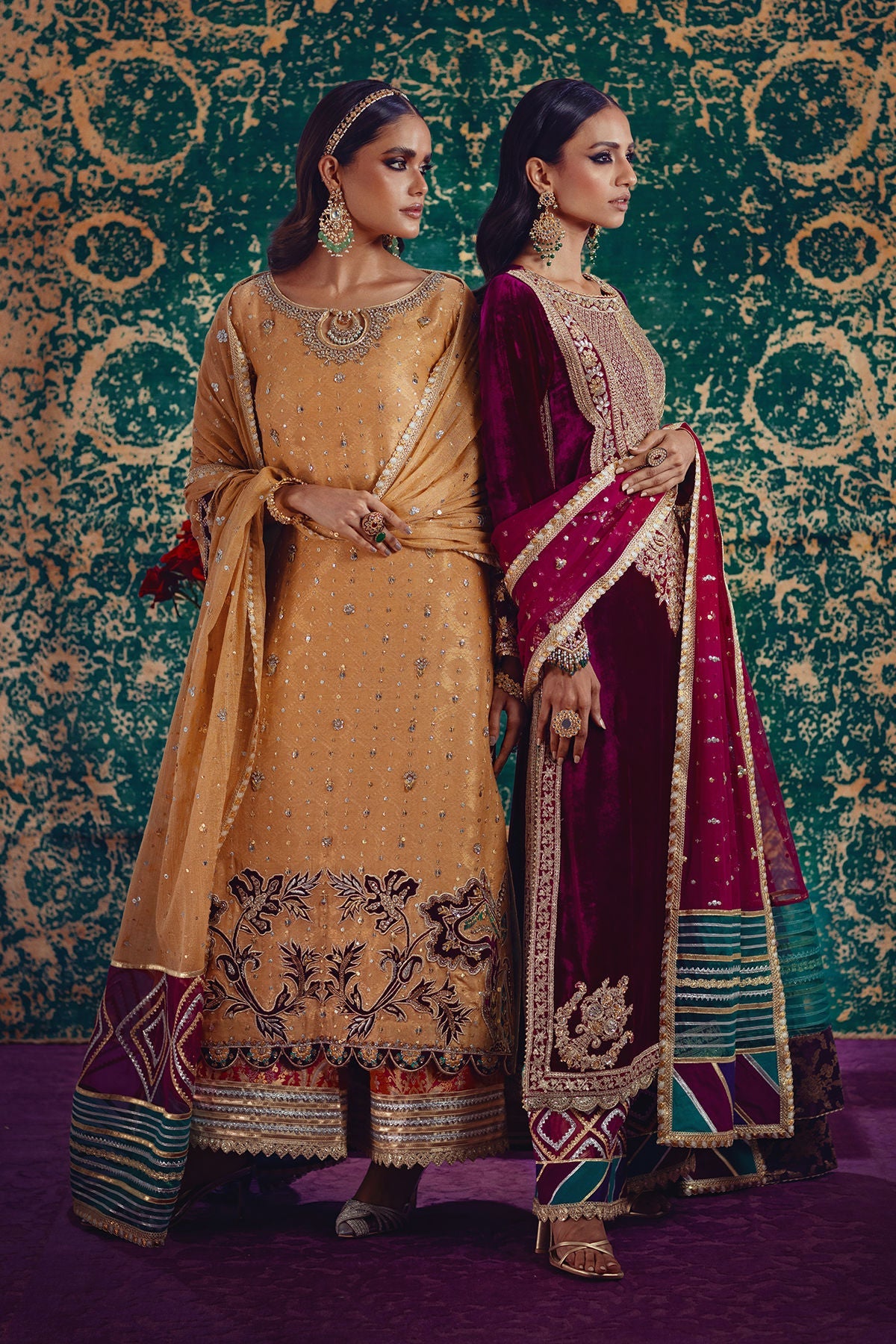 Annus Abrar | Mirha Winter Velour | Ezra - Official Annus Abrar - Agha Fabrics UK