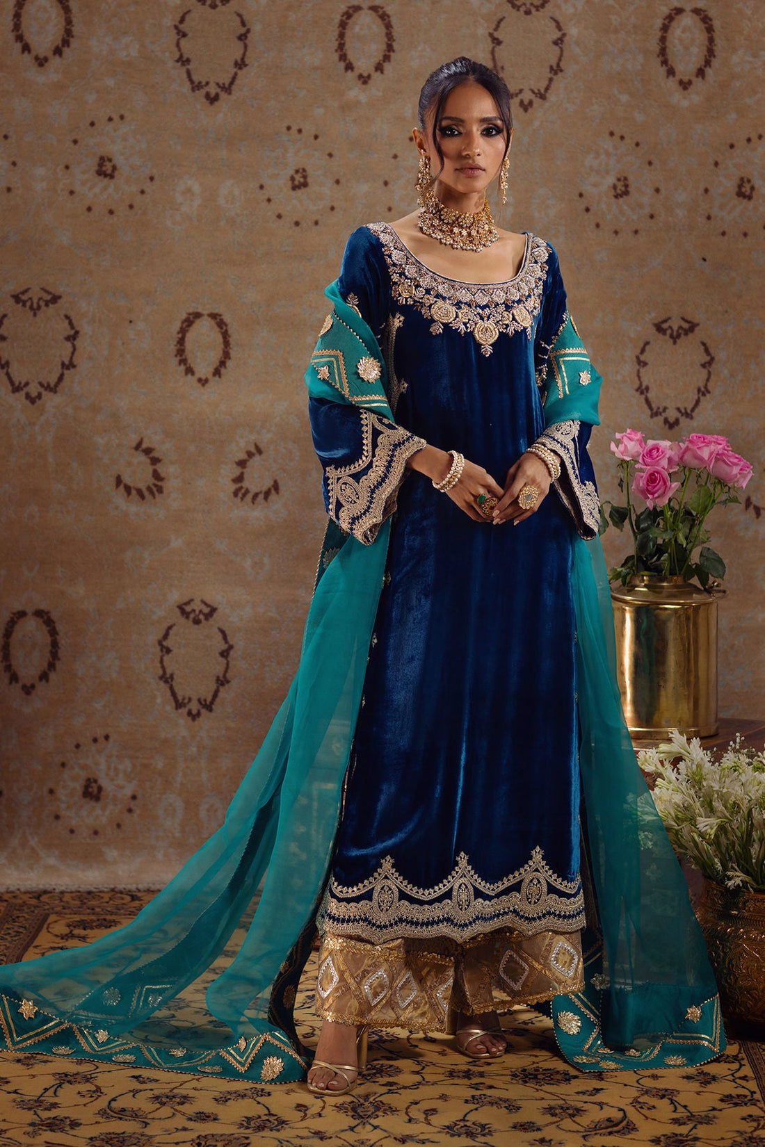 Annus Abrar | Mirha Winter Velour | Riyana - Official Annus Abrar - Agha Fabrics UK