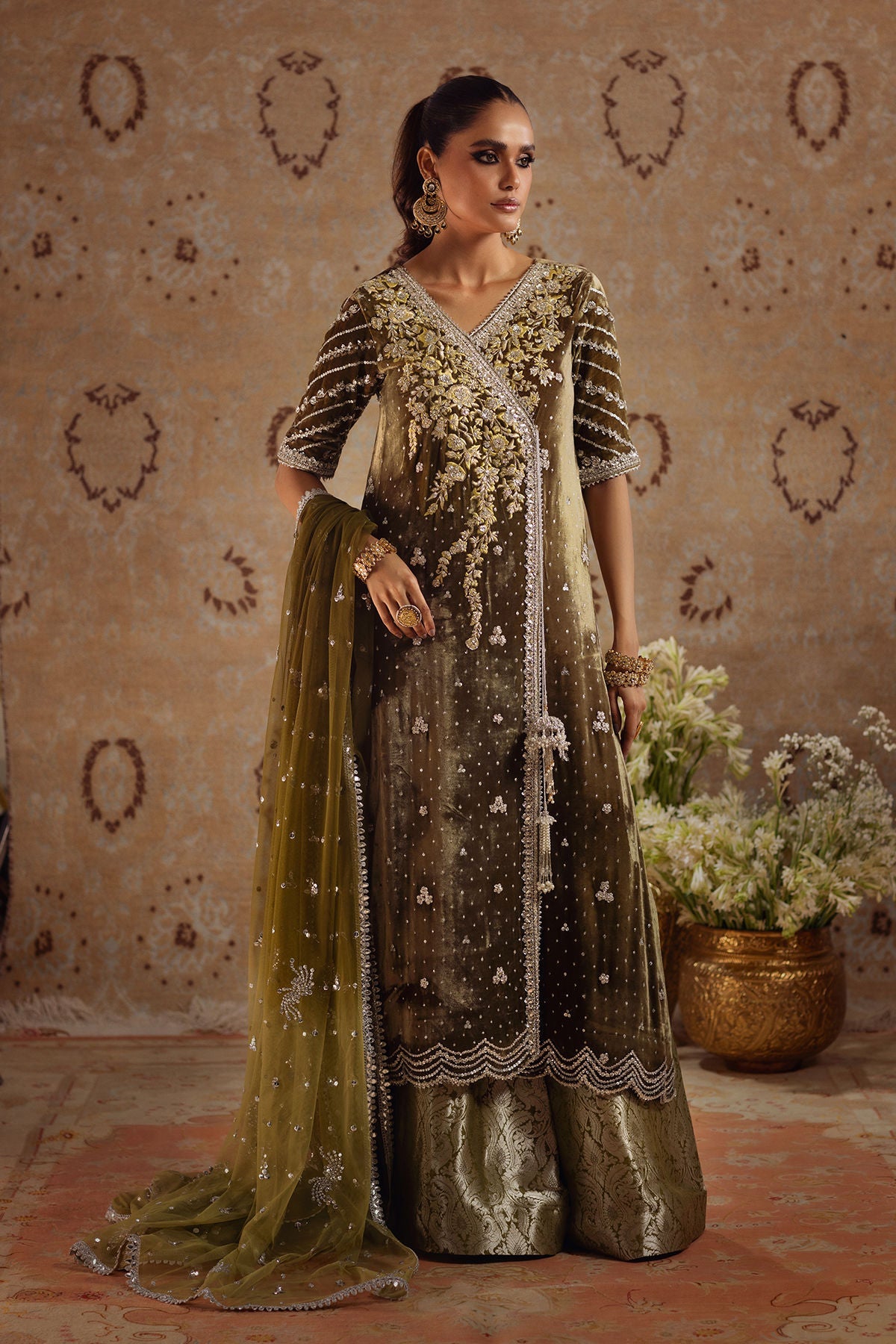 Annus Abrar | Mirha Winter Velour | Emur - Official Annus Abrar - Agha Fabrics UK