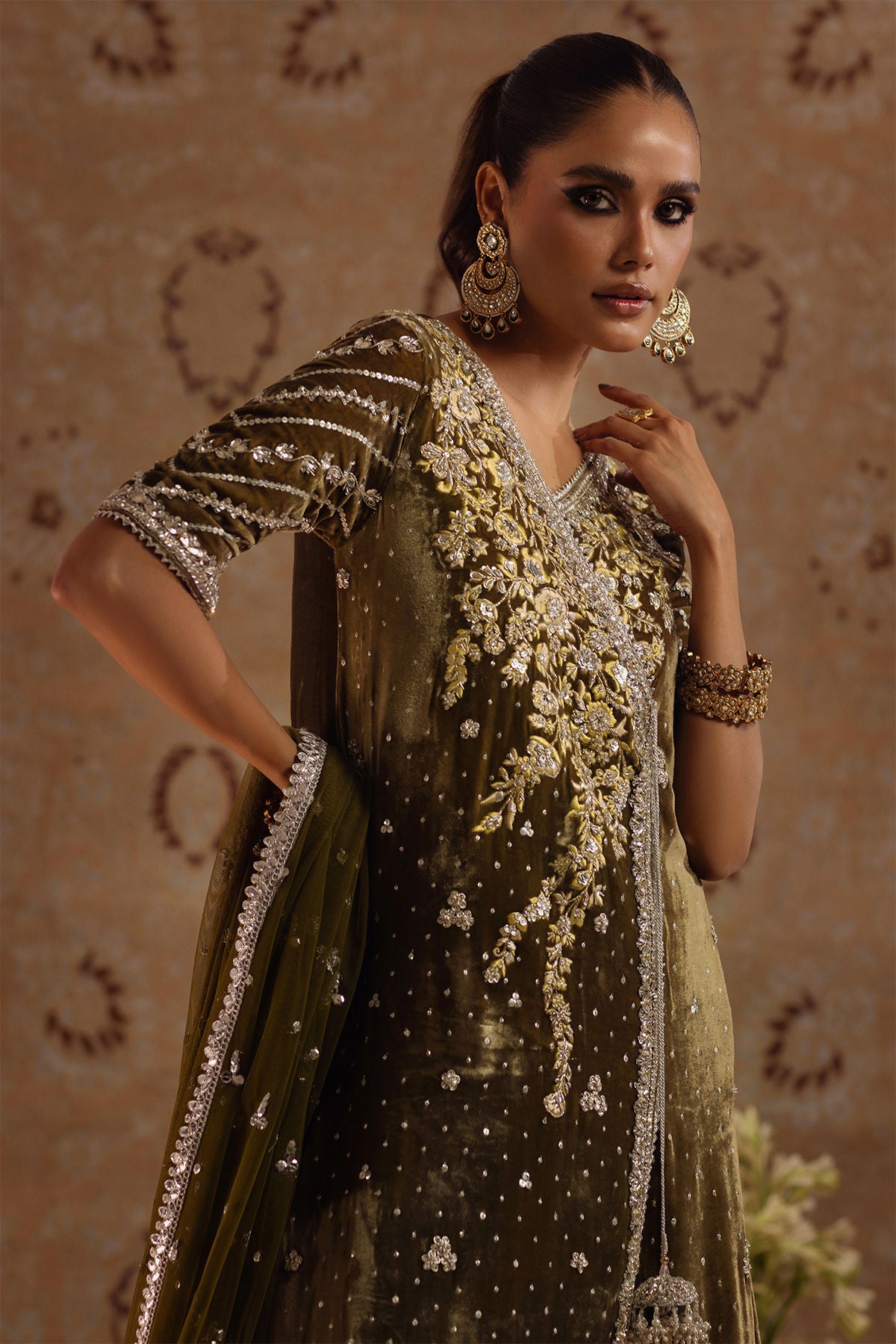 Annus Abrar | Mirha Winter Velour | Emur - Official Annus Abrar - Agha Fabrics UK