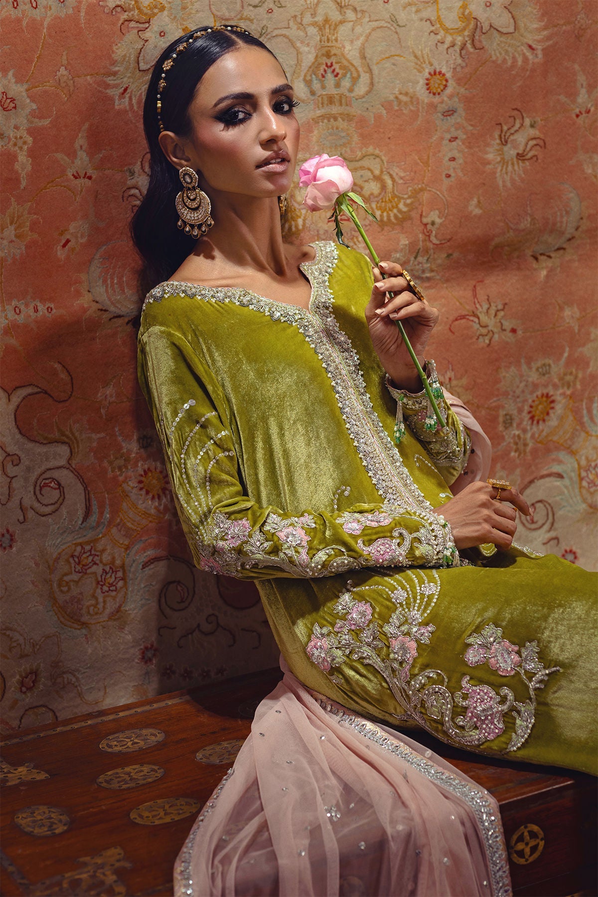 Annus Abrar | Mirha Winter Velour | Aya - Official Annus Abrar - Agha Fabrics UK