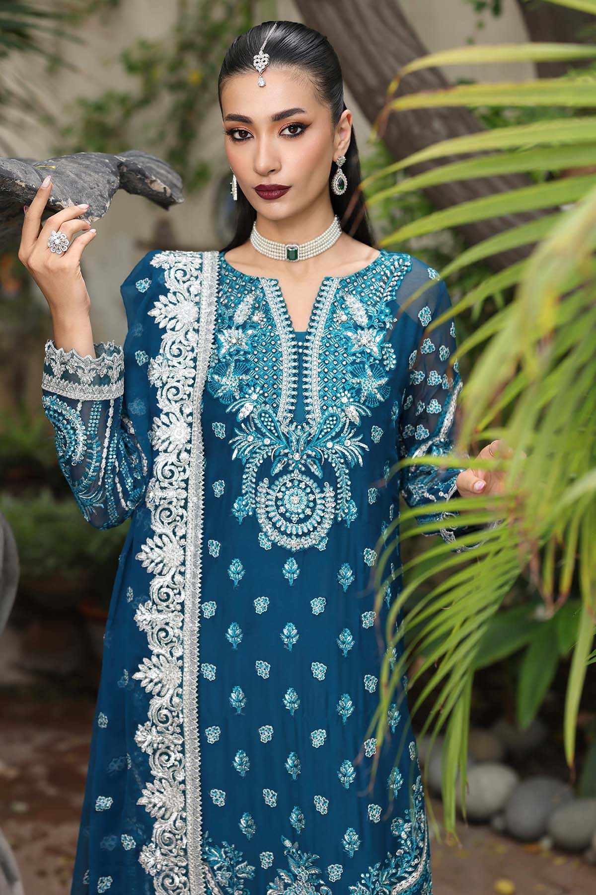 Imrozia Premium I Saiyara Formals I I-232 AZURA - Official Imrozia Premium - Agha Fabrics UK