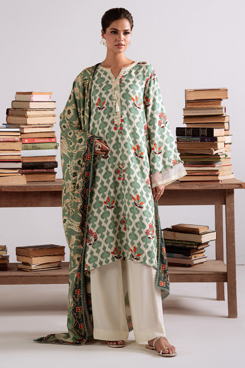 Cross Stitch | Khaddar Linen 25 | TRIBAL HAZE - Official Cross Stitch - Agha Fabrics UK