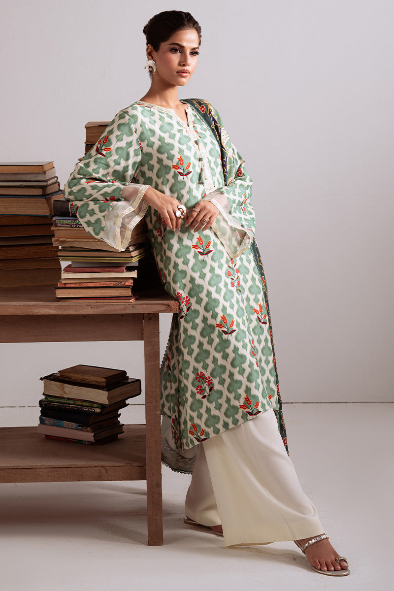 Cross Stitch | Khaddar Linen 25 | TRIBAL HAZE - Official Cross Stitch - Agha Fabrics UK