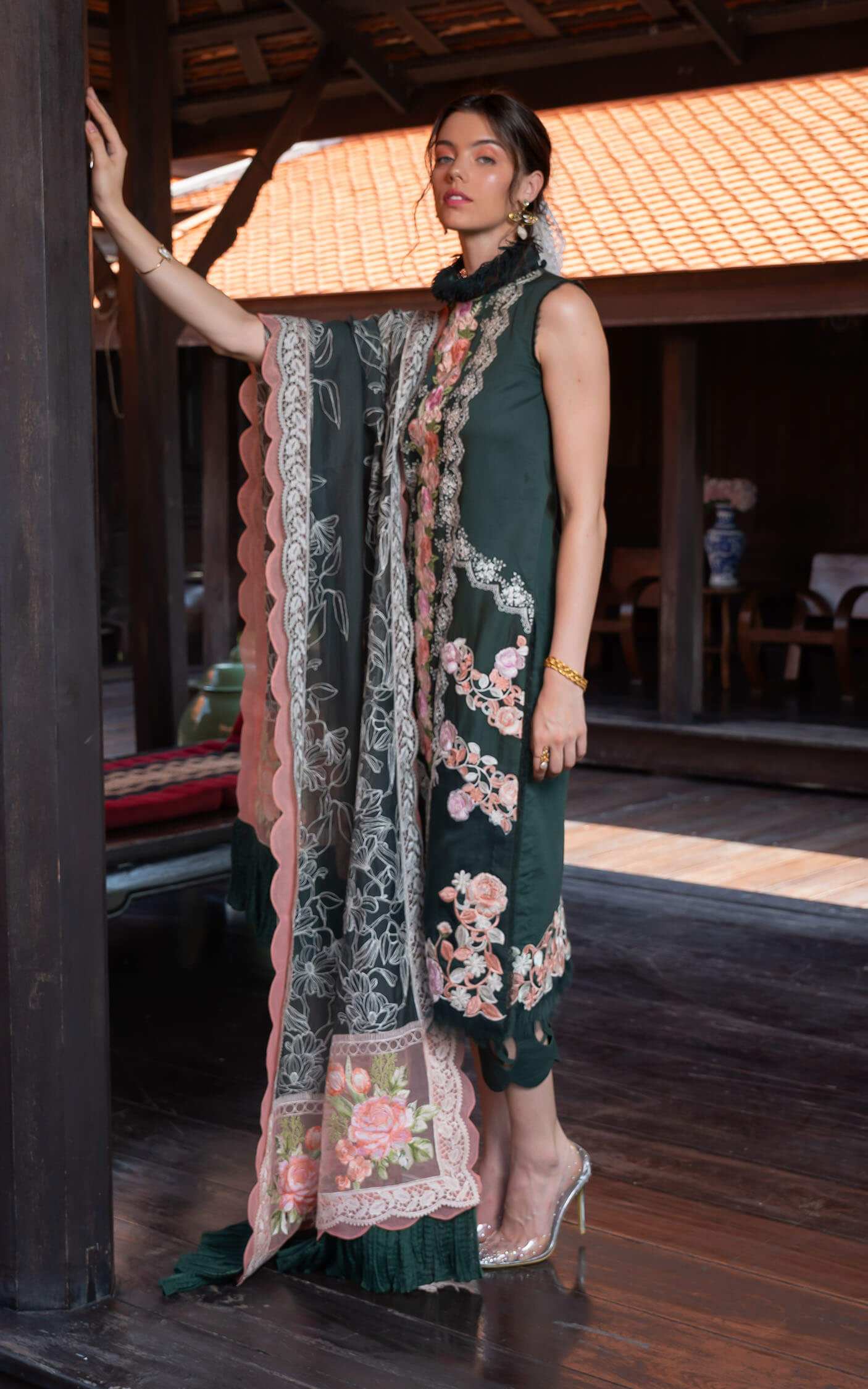 Asifa and Nabeel | Rosemary Ruffles 24 | Charisma -  Asifa and Nabeel Luxury - Original Designer Dress - House of Maryam