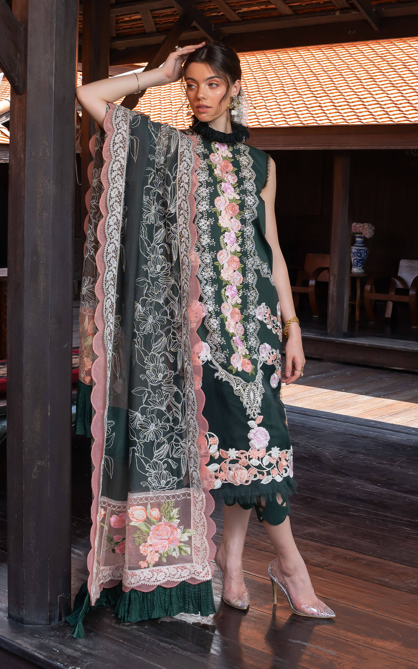 Asifa and Nabeel | Rosemary Ruffles 24 | Charisma -  Asifa and Nabeel Luxury - Original Designer Dress - House of Maryam