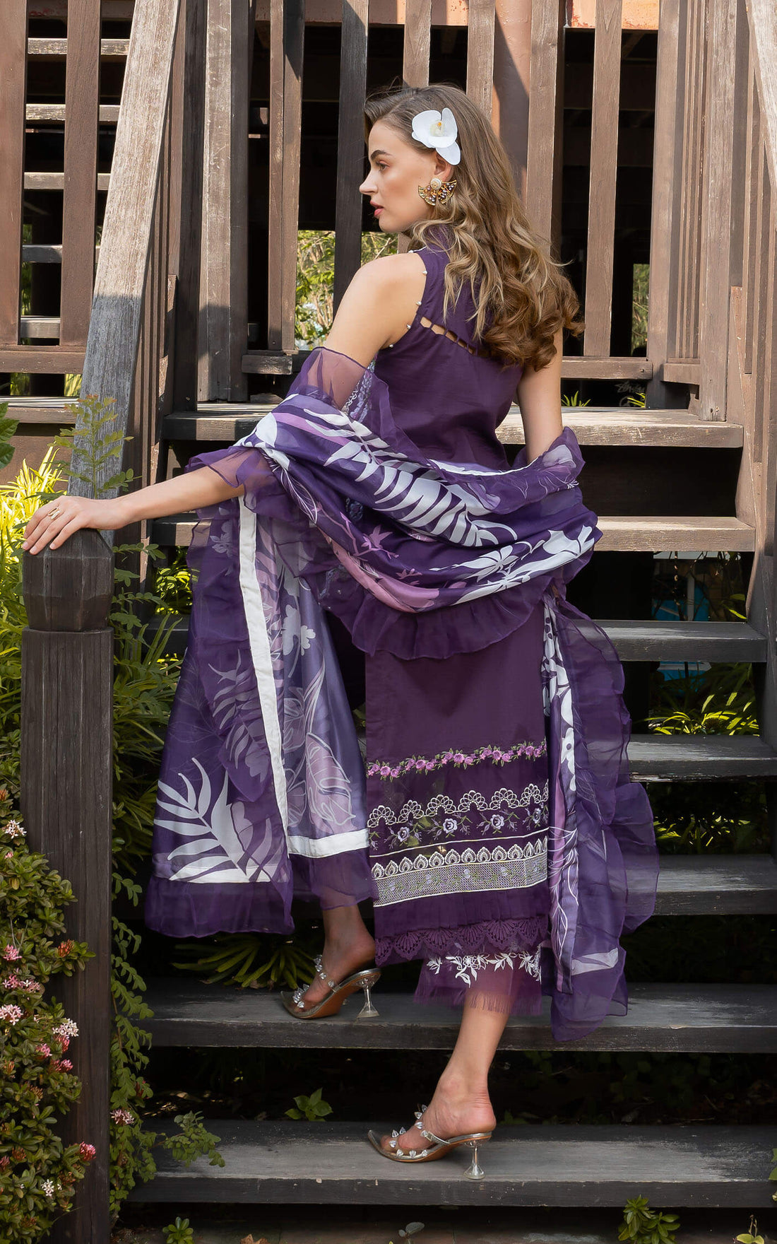 Asifa and Nabeel | Rosemary Ruffles 24 | Dazzle -  Asifa and Nabeel Luxury - Original Designer Dress - House of Maryam