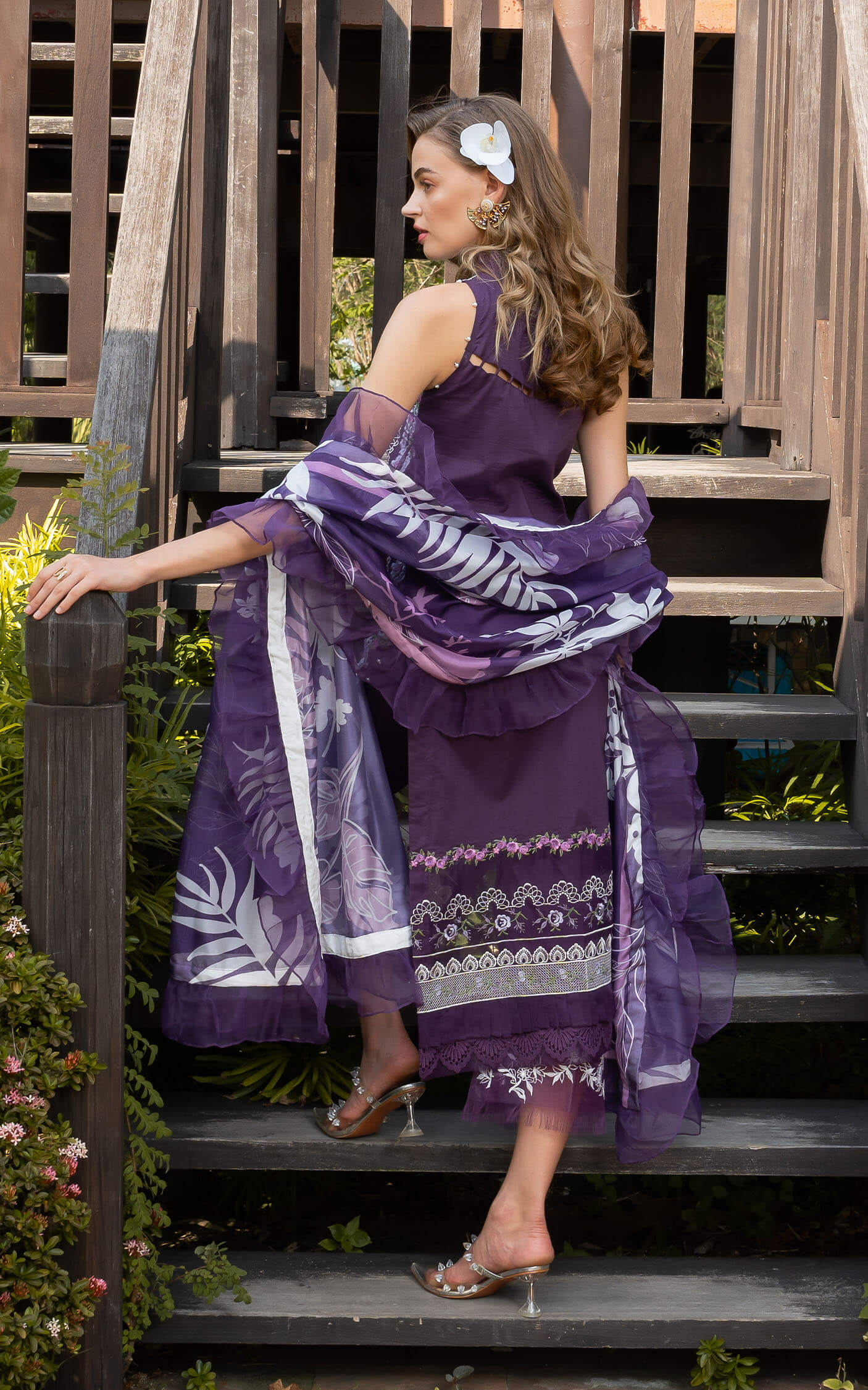 Asifa and Nabeel | Rosemary Ruffles 24 | Dazzle -  Asifa and Nabeel Luxury - Original Designer Dress - House of Maryam