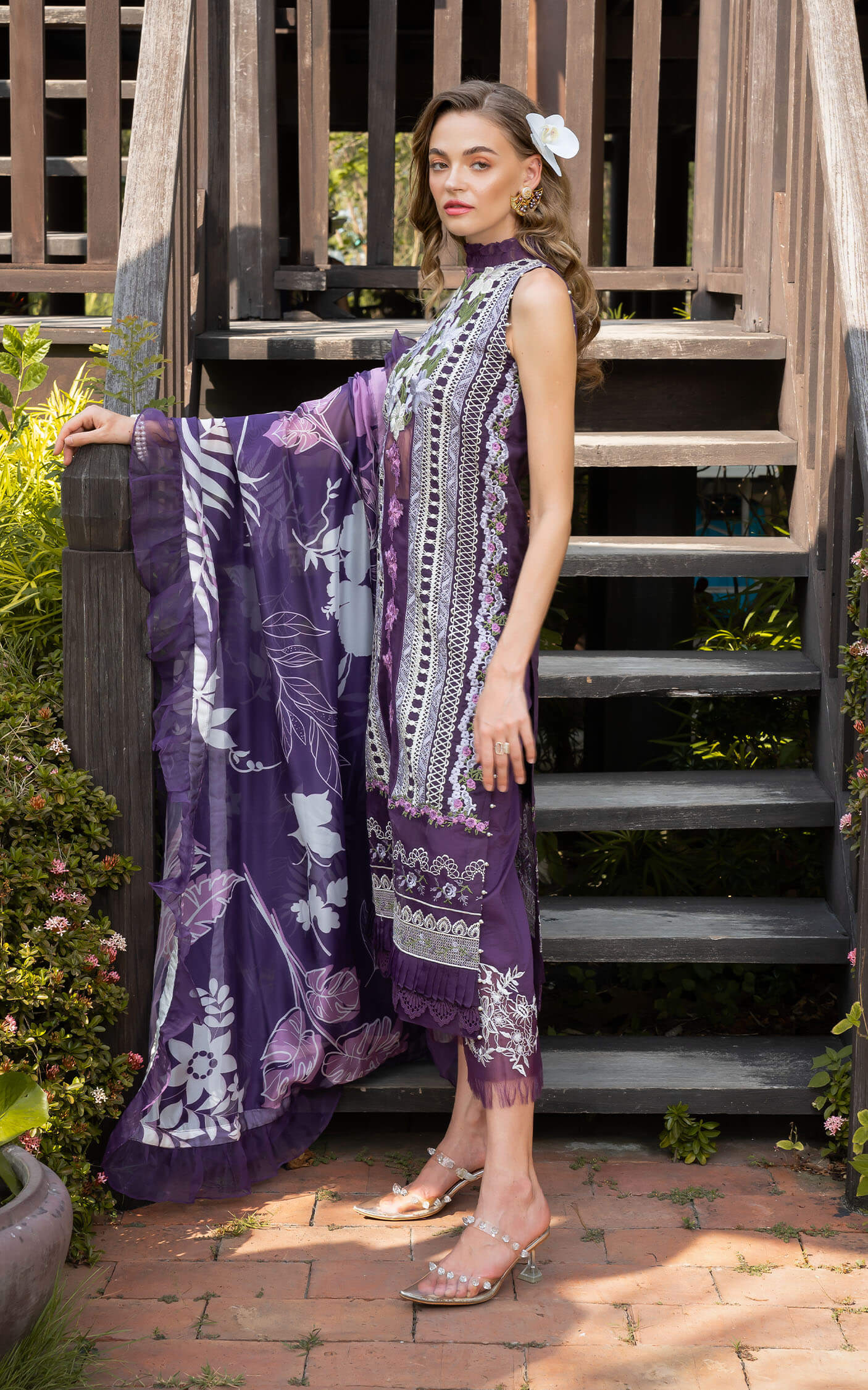 Asifa and Nabeel | Rosemary Ruffles 24 | Dazzle -  Asifa and Nabeel Luxury - Original Designer Dress - House of Maryam