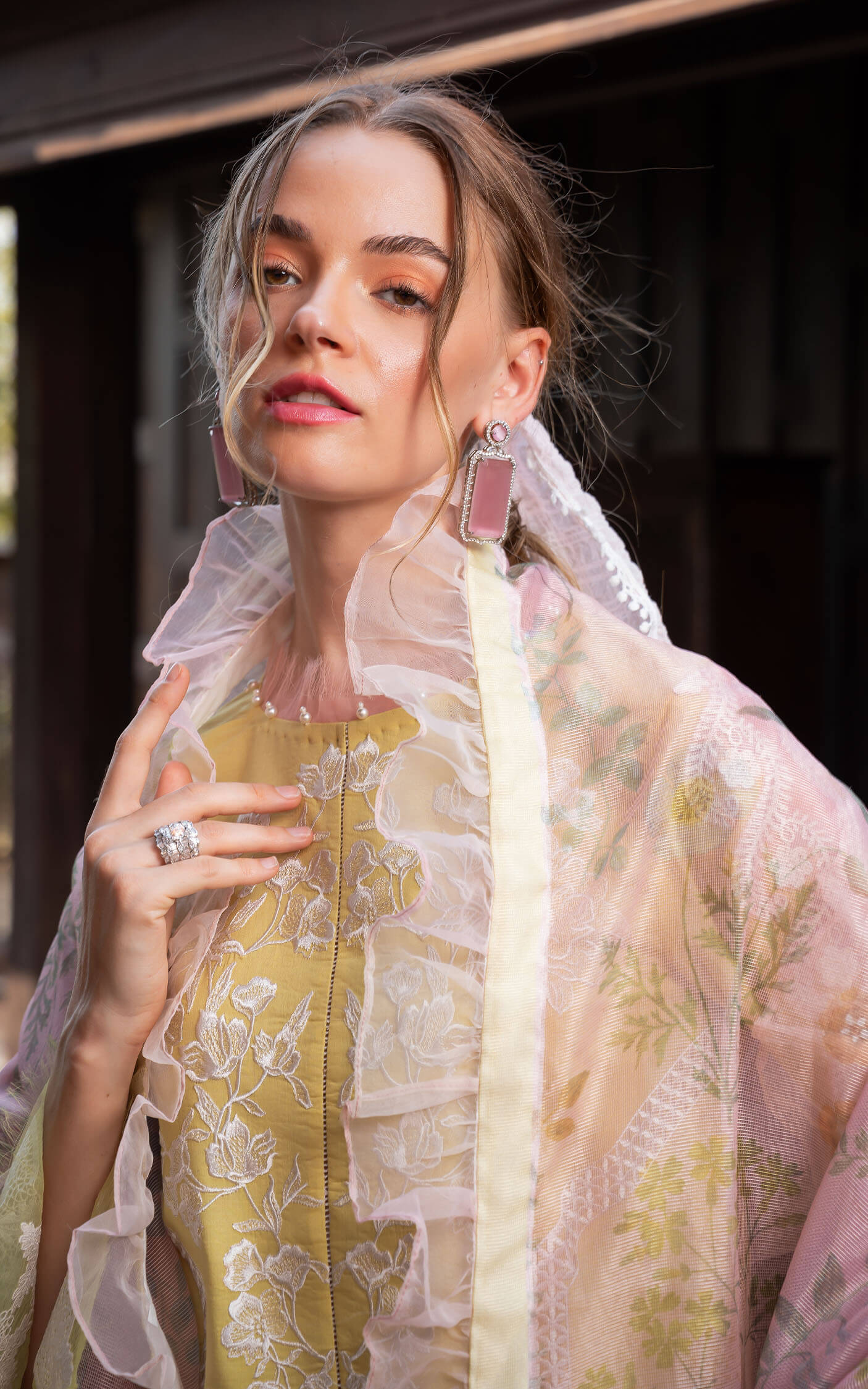 Asifa and Nabeel | Rosemary Ruffles 24 | Essence -  Asifa and Nabeel Luxury - Original Designer Dress - House of Maryam