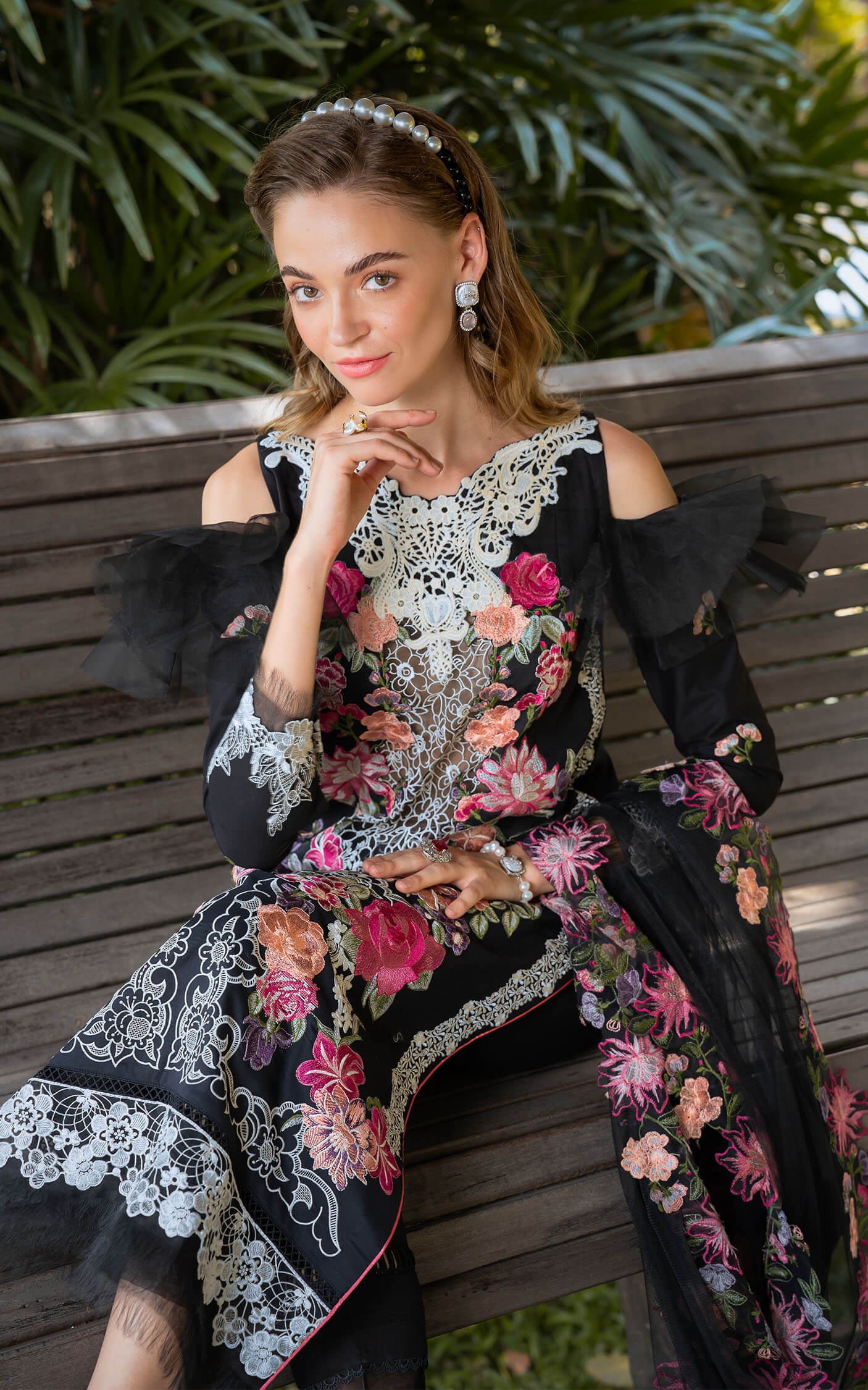 Asifa and Nabeel | Rosemary Ruffles 24 | Euphoria -  Asifa and Nabeel Luxury - Original Designer Dress - House of Maryam