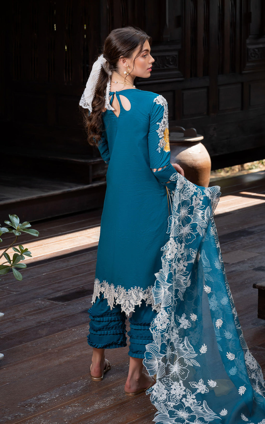 Asifa and Nabeel | Rosemary Ruffles 24 | Flora -  Asifa and Nabeel Luxury - Original Designer Dress - House of Maryam