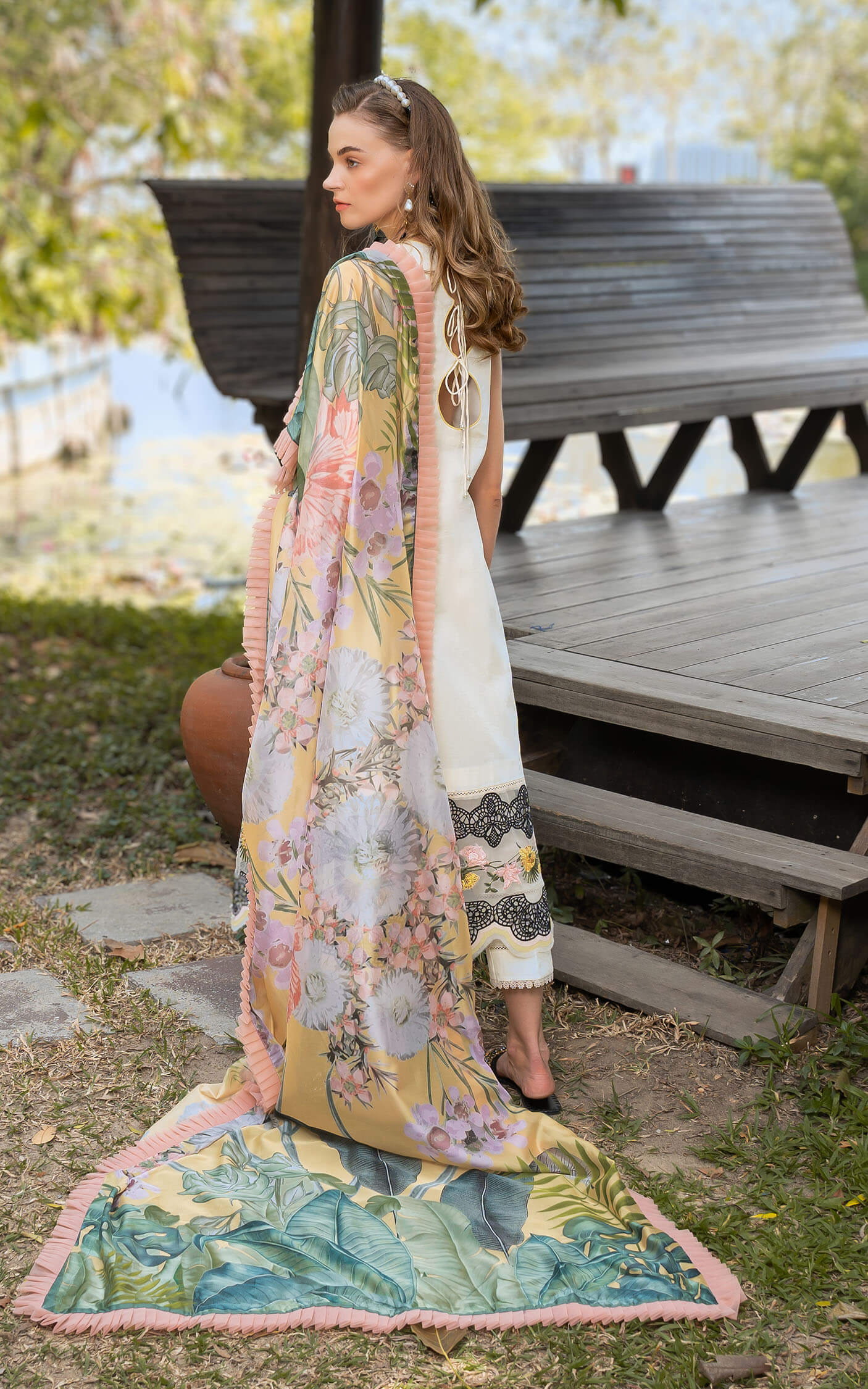 Asifa and Nabeel | Rosemary Ruffles 24 | Mystique -  Asifa and Nabeel Luxury - Original Designer Dress - House of Maryam