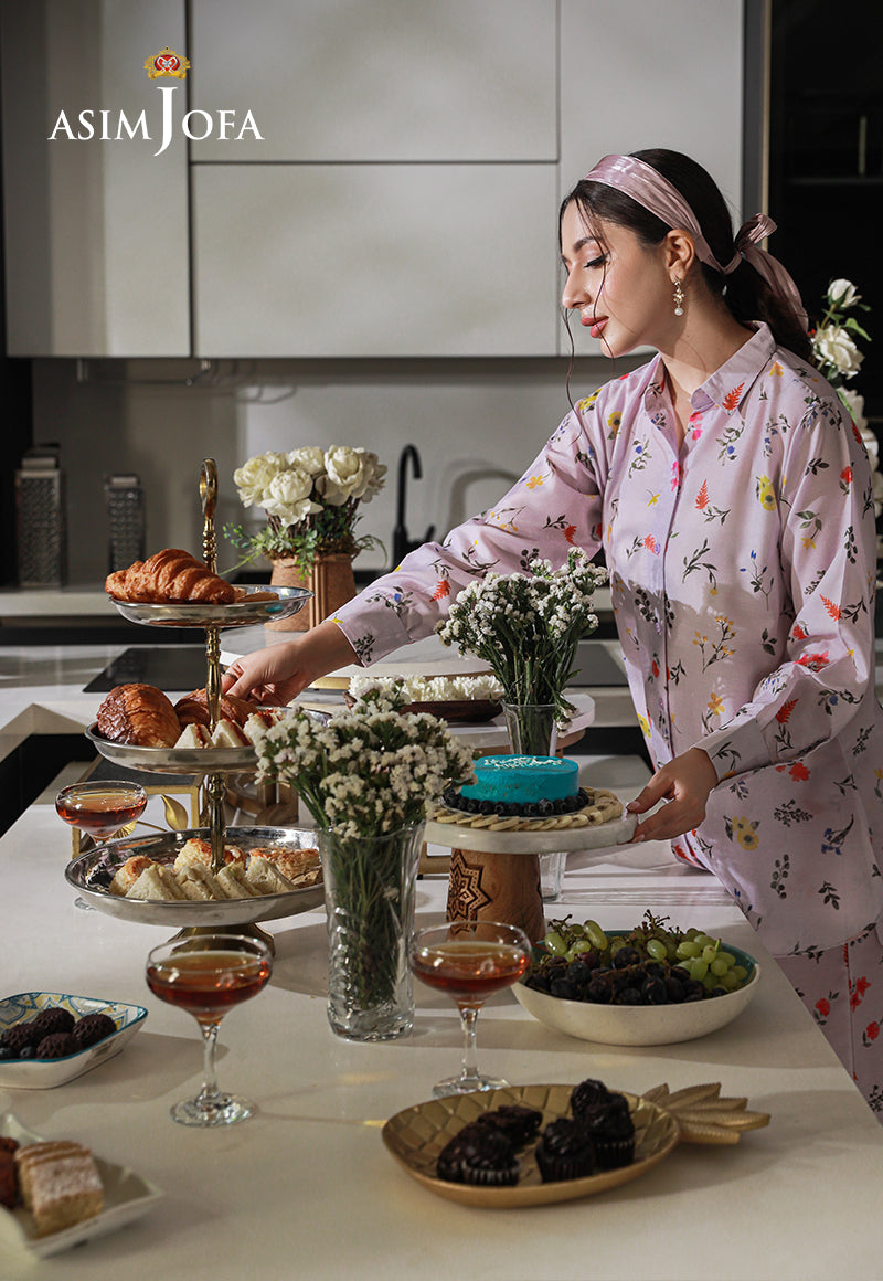 Asim Jofa | Lounge Wear | AJLW-04 - Official Asim Jofa - Agha Fabrics UK