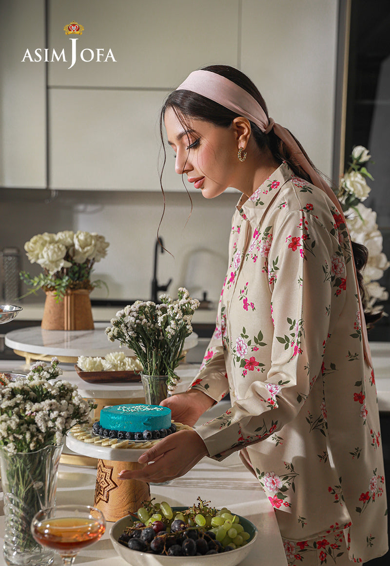 Asim Jofa | Lounge Wear | AJLW-06 - Official Asim Jofa - Agha Fabrics UK