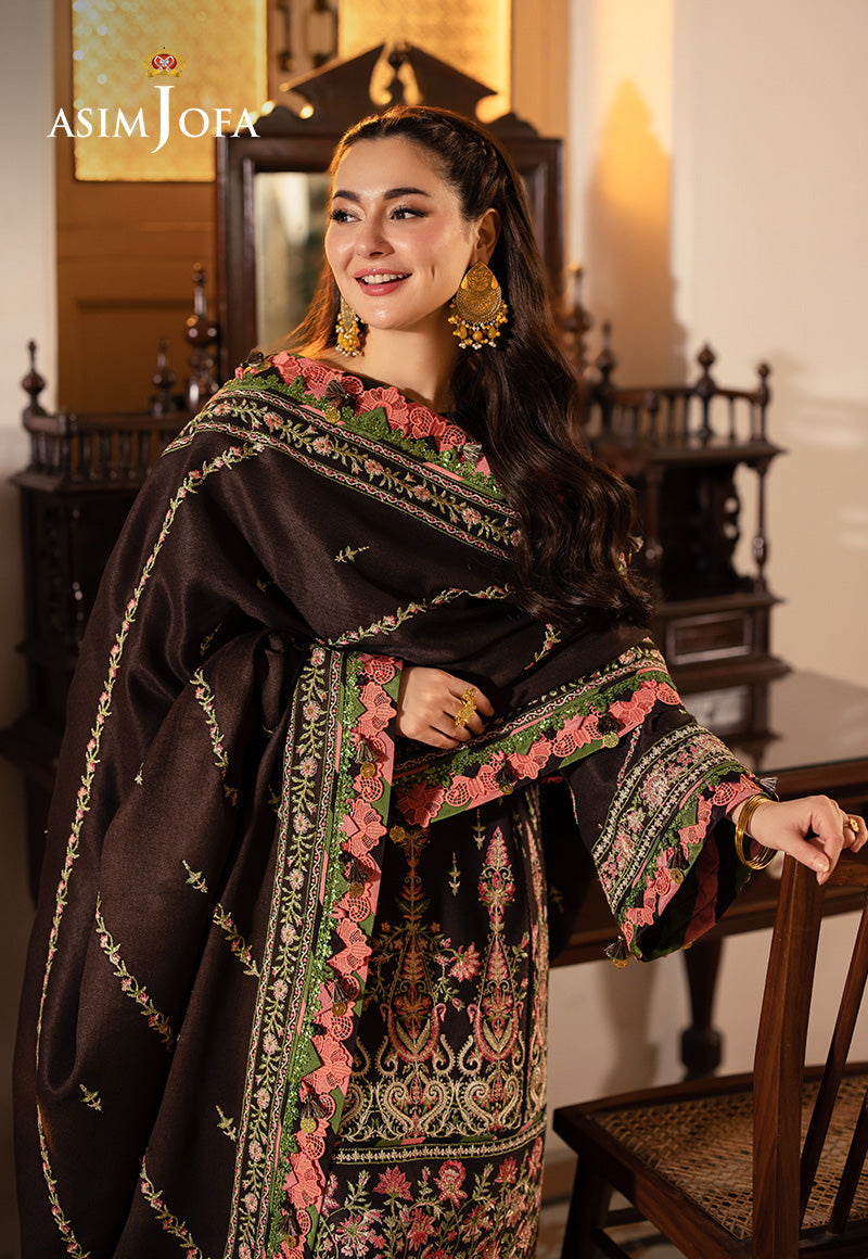 Asim Jofa | Pashmina Shawl 24 | AJKI-09
