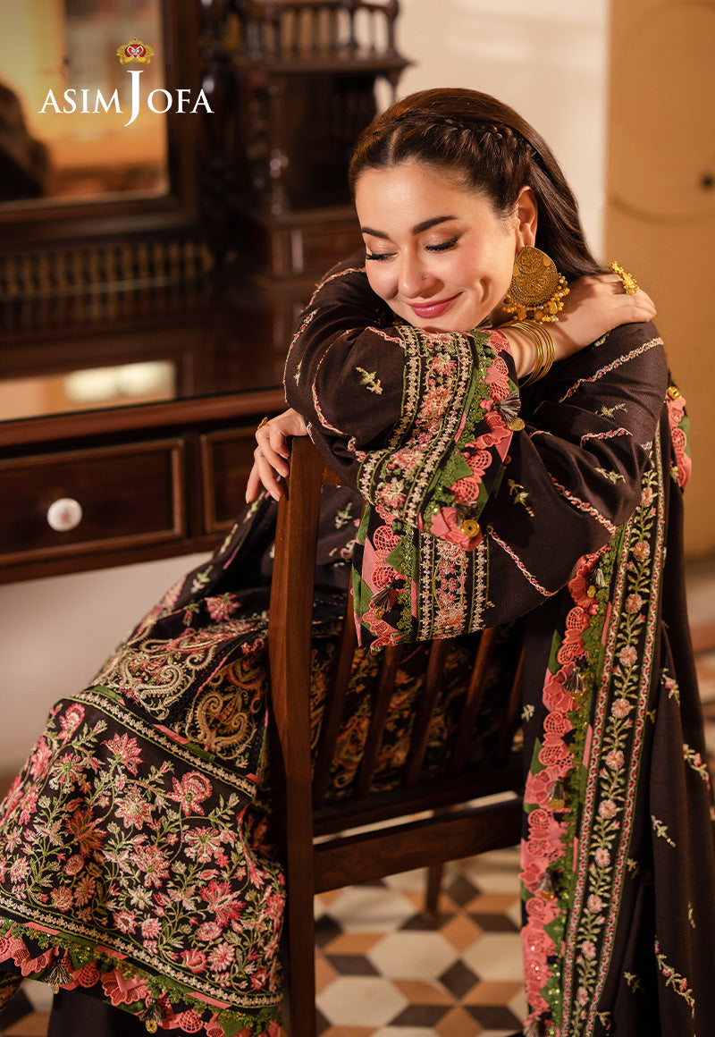 Asim Jofa | Pashmina Shawl 24 | AJKI-09