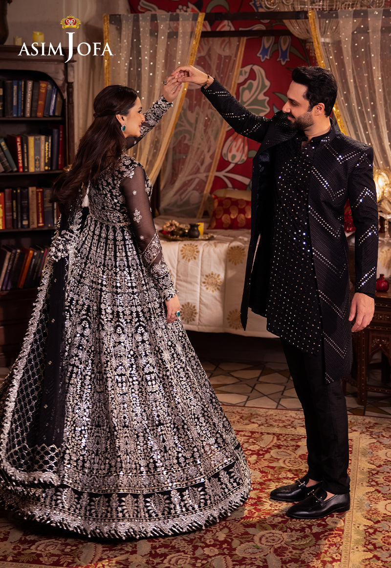Asim Jofa | Vasl Wedding Formals | AJCR-02 - Official Asim Jofa - Agha Fabrics UK