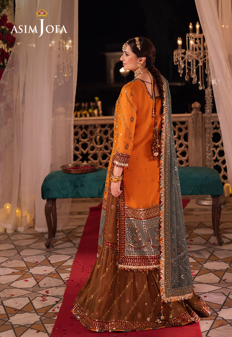 Asim Jofa | Vasl Wedding Formals | AJCR-07 - Official Asim Jofa - Agha Fabrics UK