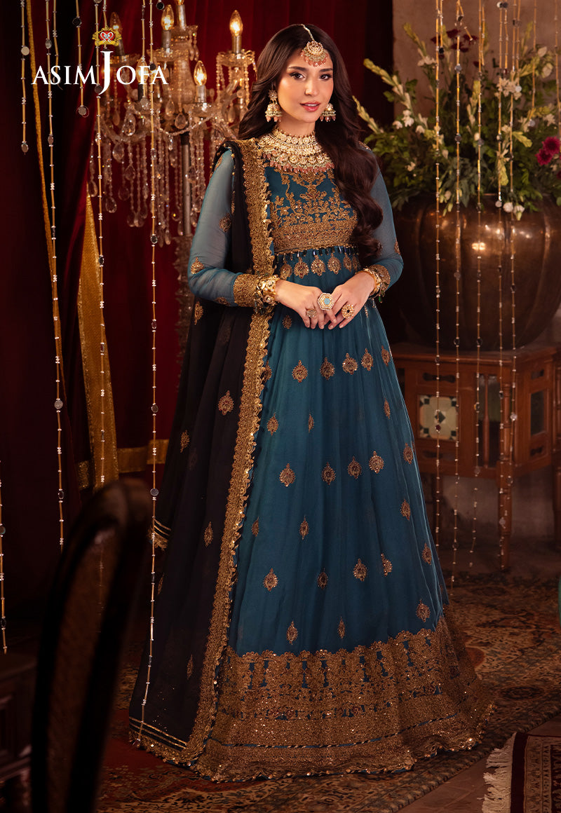 Asim Jofa | Vasl Wedding Formals | AJYV-09 - Official Asim Jofa - Agha Fabrics UK