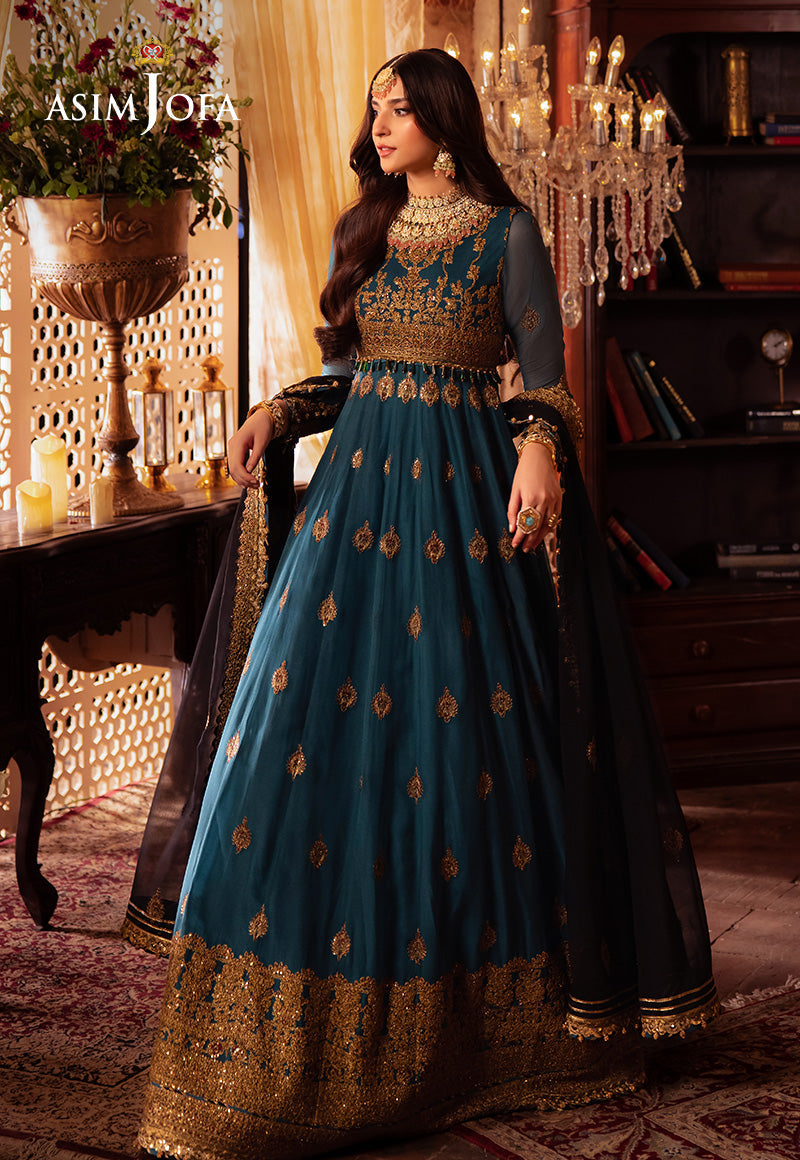 Asim Jofa | Vasl Wedding Formals | AJYV-09 - Official Asim Jofa - Agha Fabrics UK