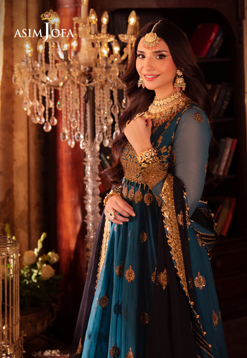 Asim Jofa | Vasl Wedding Formals | AJYV-09 - Official Asim Jofa - Agha Fabrics UK