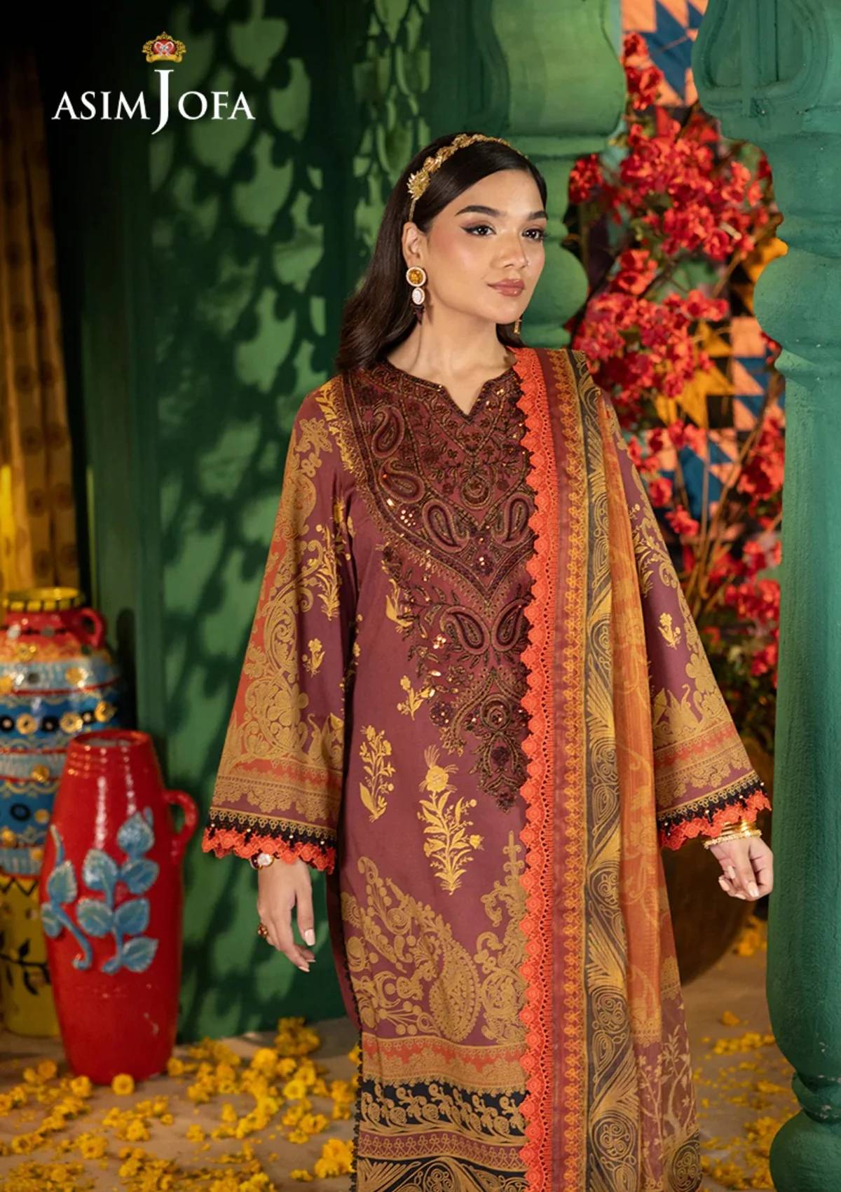 Lawn Collection - Asim Jofa - Asra Vol 1 - JA24#04
