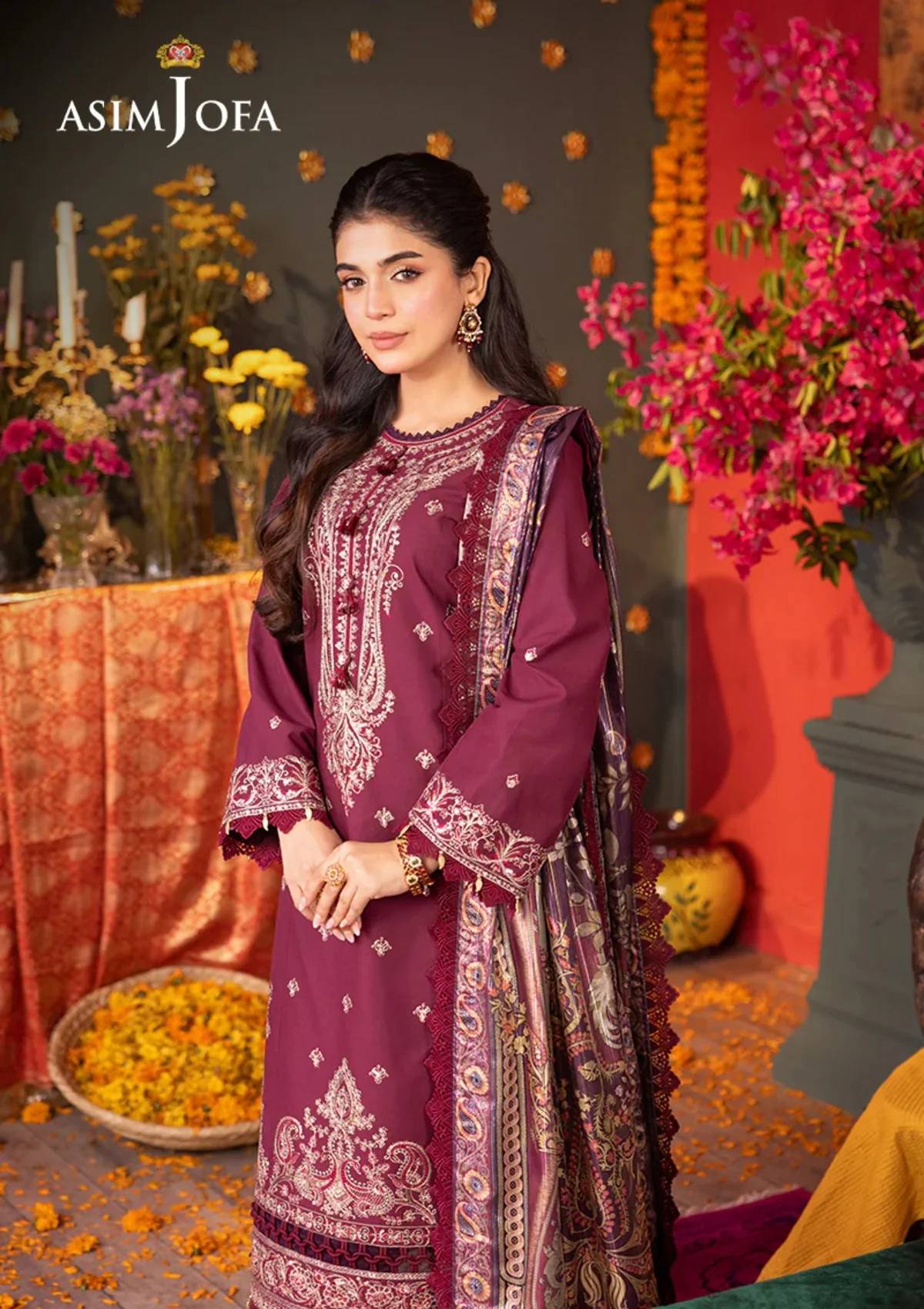 Lawn Collection - Asim Jofa - Asra Vol 1 - JA24#08