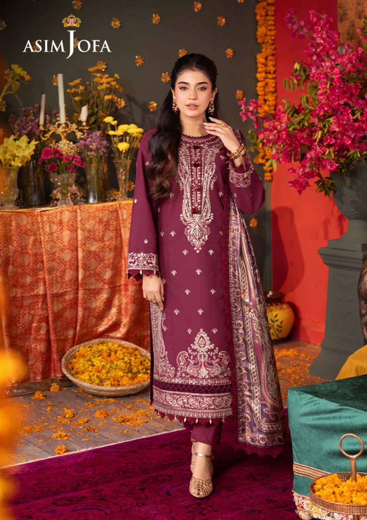 Lawn Collection - Asim Jofa - Asra Vol 1 - JA24#08