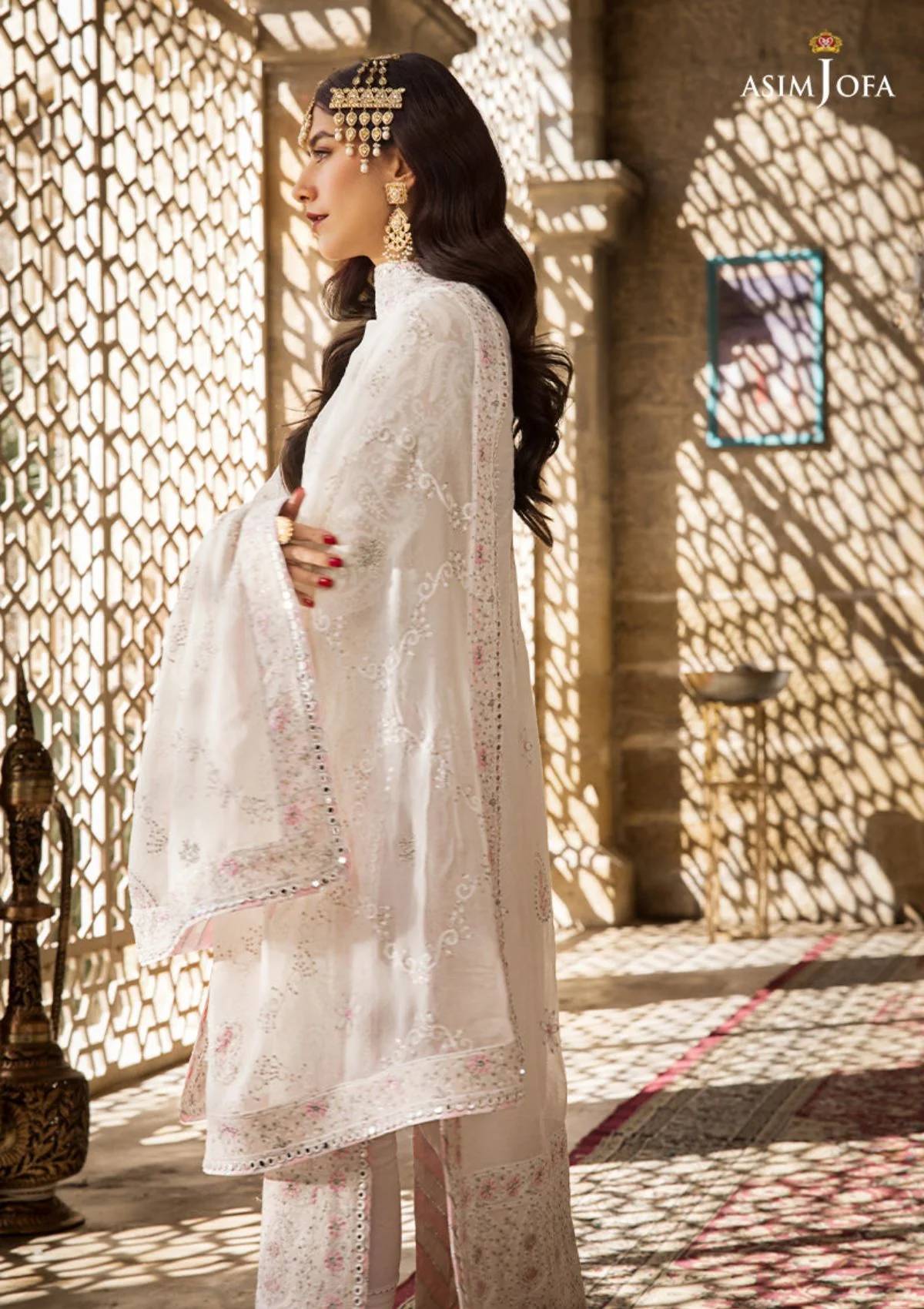 Formal Collection - Asim Jofa - Lucknowi - Chikankari - AJMQ#02 - Official Asim Jofa - Agha Fabrics UK