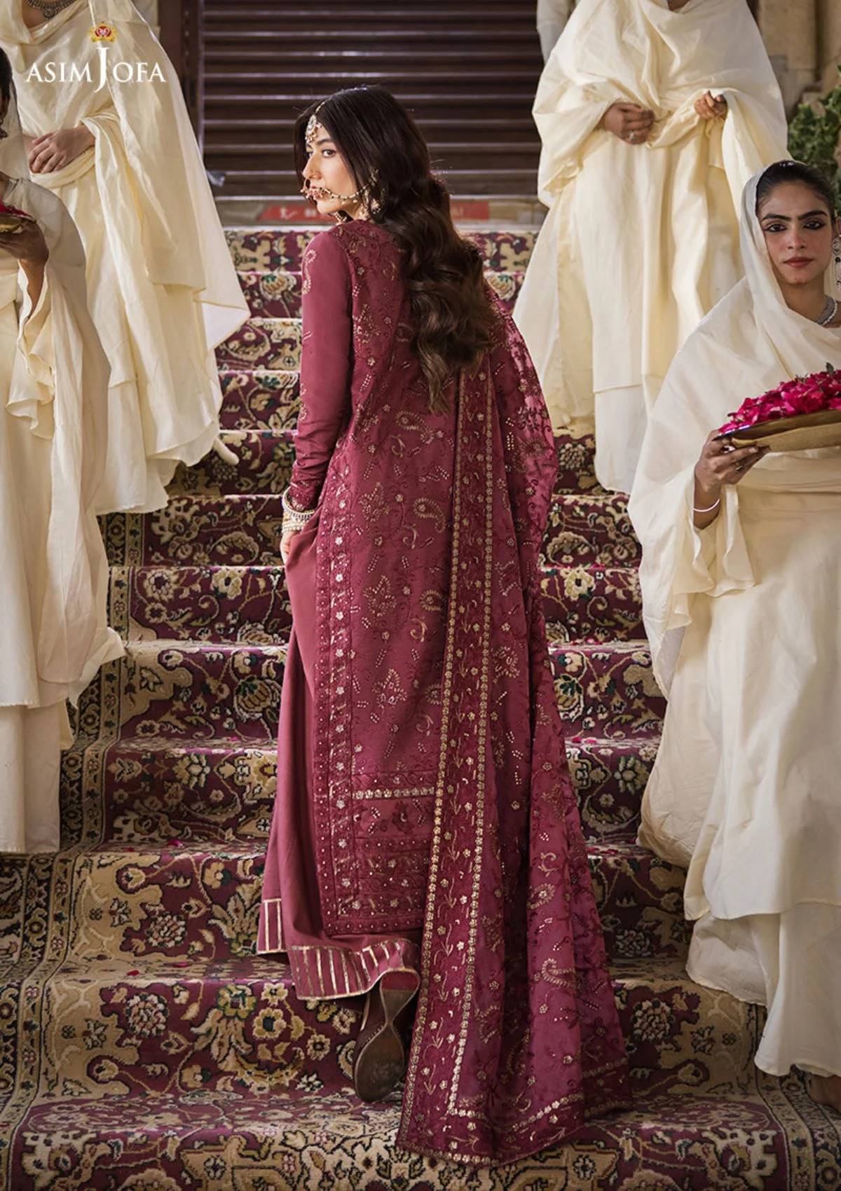 Formal Collection - Asim Jofa - Lucknowi - Chikankari - AJMQ#03 - Official Asim Jofa - Agha Fabrics UK