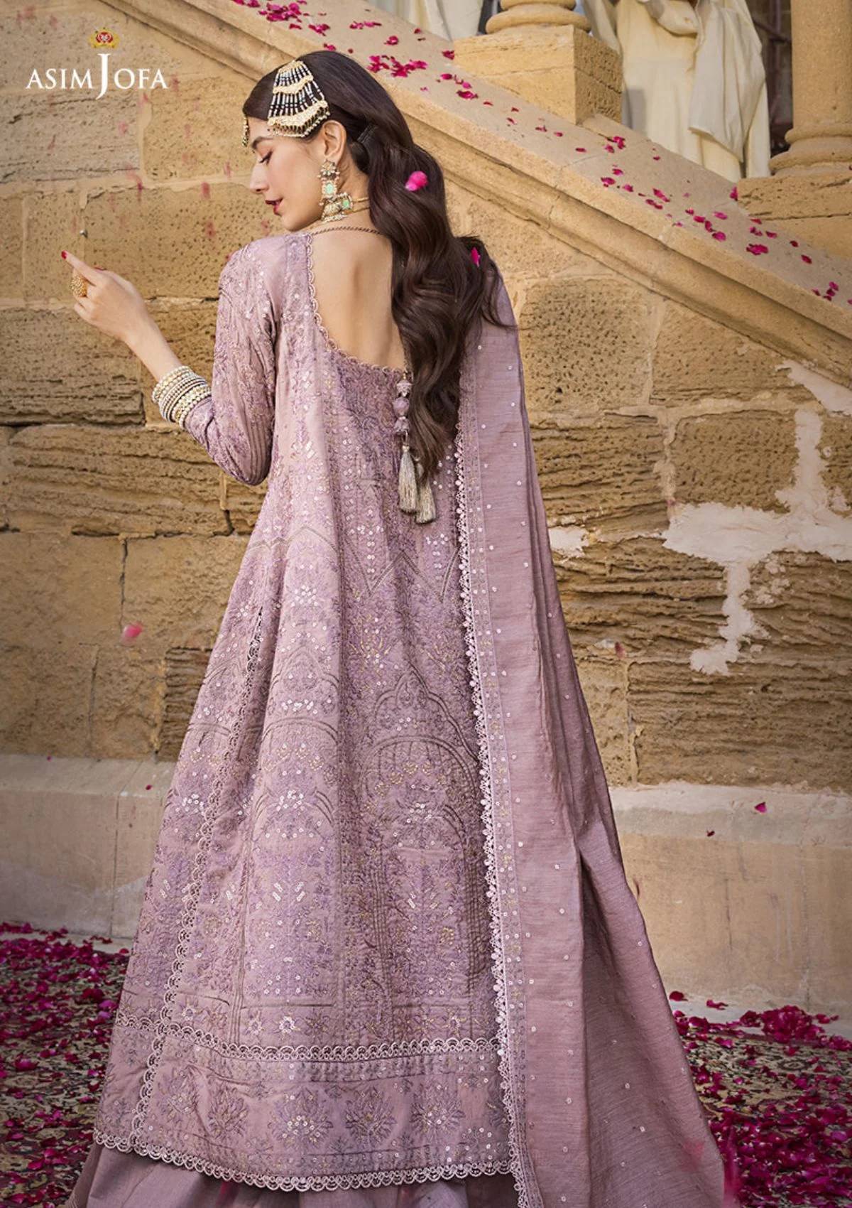 Formal Collection - Asim Jofa - Lucknowi - Chikankari - AJMQ#07 - Official Asim Jofa - Agha Fabrics UK
