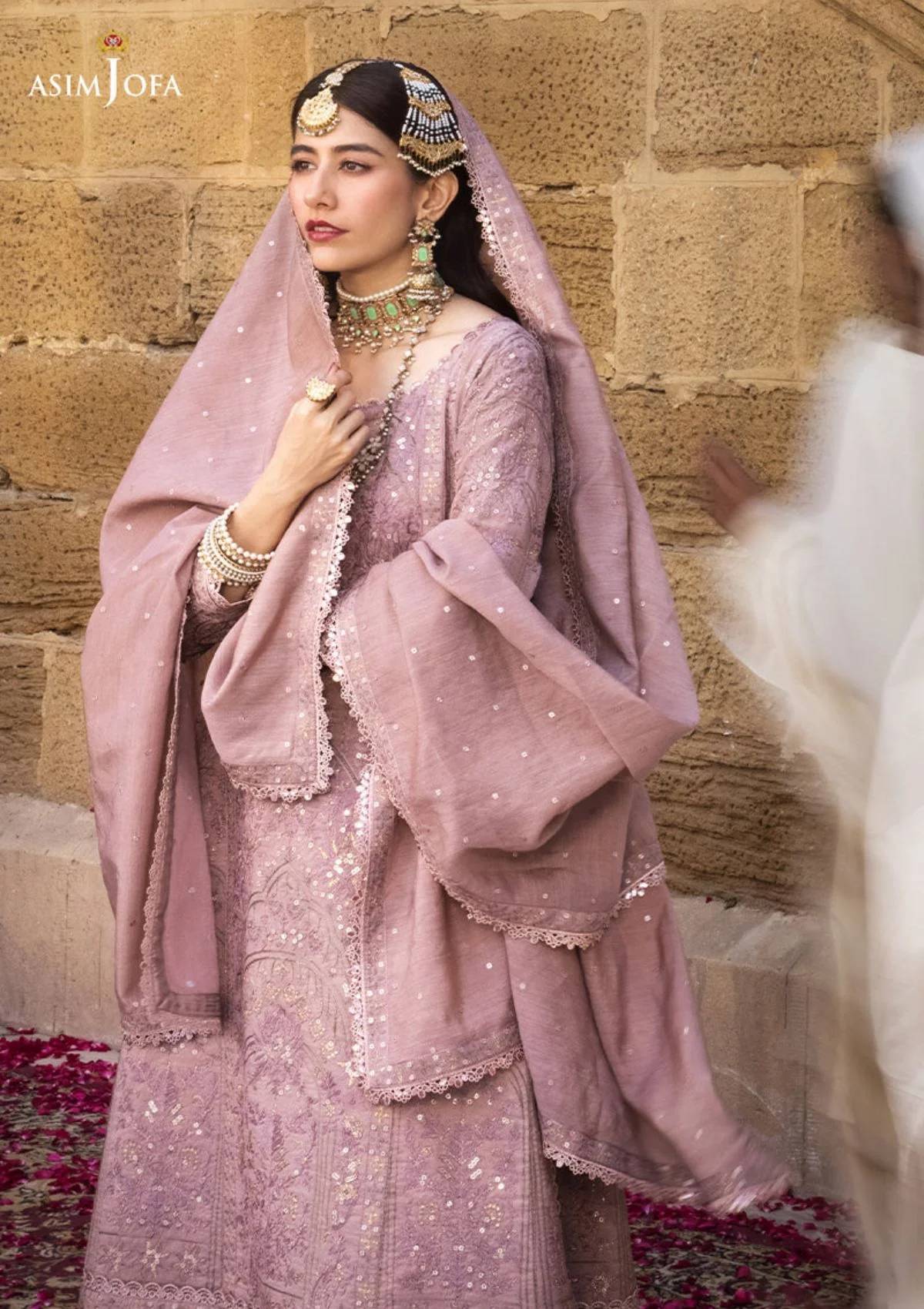 Formal Collection - Asim Jofa - Lucknowi - Chikankari - AJMQ#07 - Official Asim Jofa - Agha Fabrics UK