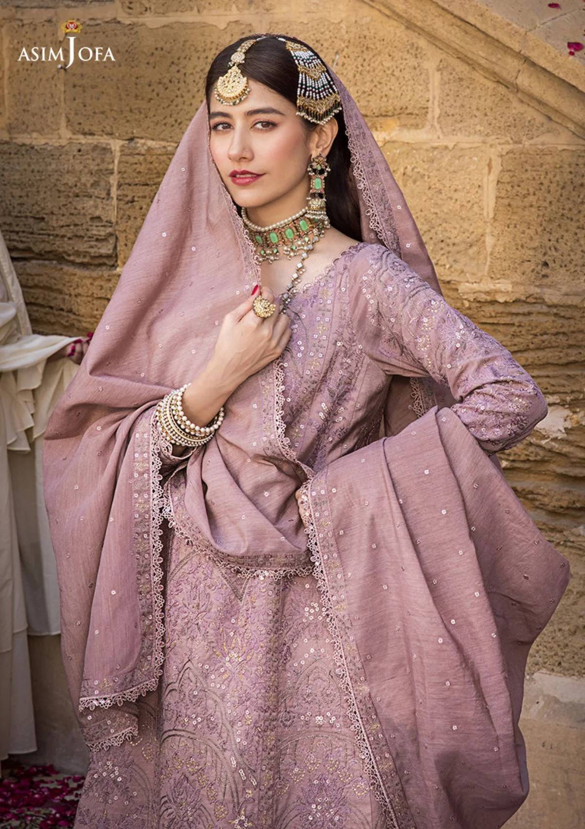 Formal Collection - Asim Jofa - Lucknowi - Chikankari - AJMQ#07 - Official Asim Jofa - Agha Fabrics UK