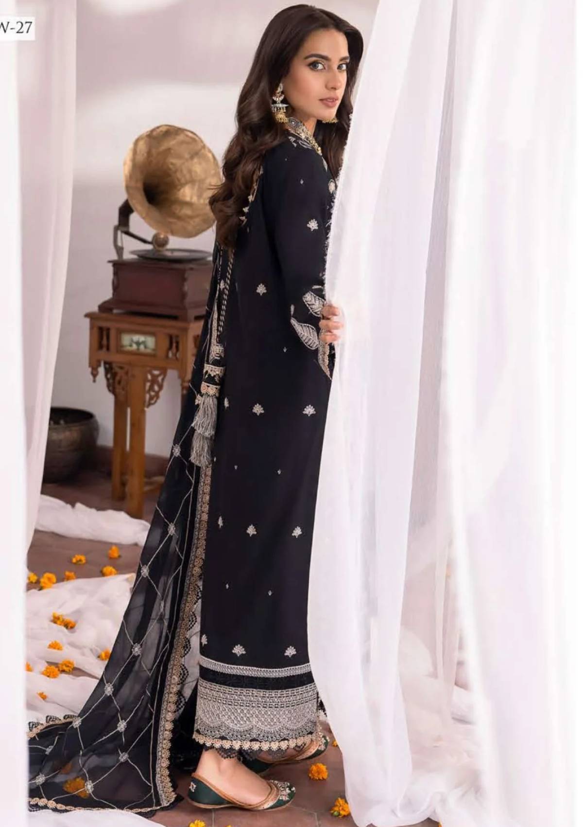 Formal Collection - Asim Jofa - Shadow Work - AJSW#27 - Official Asim Jofa - Agha Fabrics UK