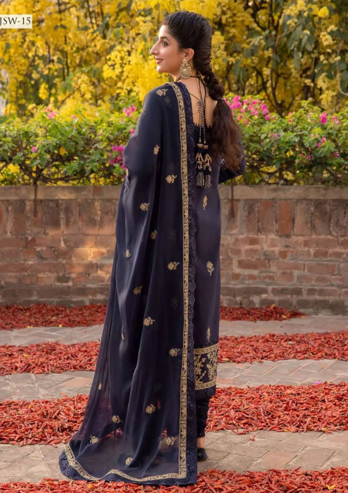 Formal Collection - Asim Jofa - Shadow Work - AJSW#15 - Official Asim Jofa - Agha Fabrics UK