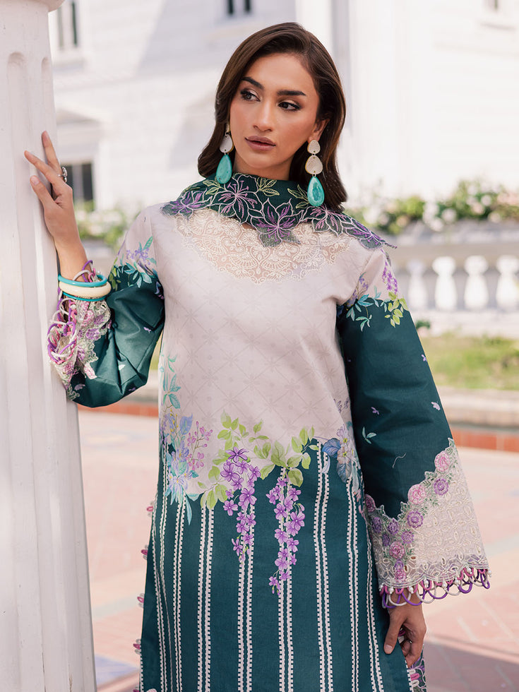 Parishay | IVY Bloom V2 Lawn | BLOOM-01 - Official Parishay - Agha Fabrics UK