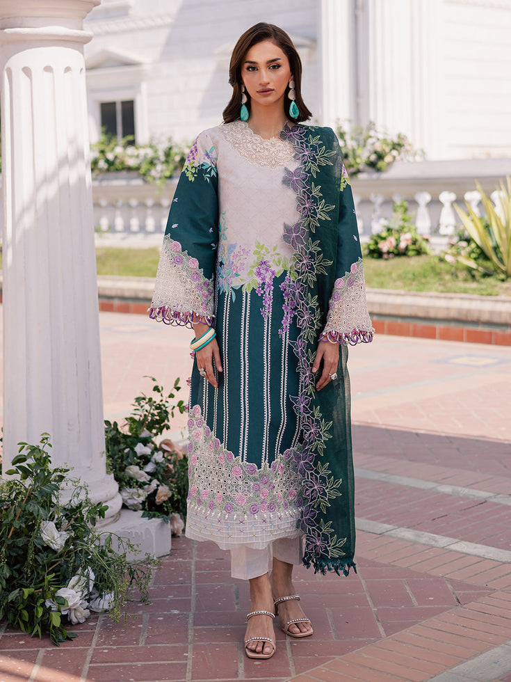 Parishay | IVY Bloom V2 Lawn | BLOOM-01 - Official Parishay - Agha Fabrics UK