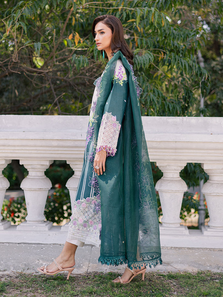 Parishay | IVY Bloom V2 Lawn | BLOOM-01 - Official Parishay - Agha Fabrics UK