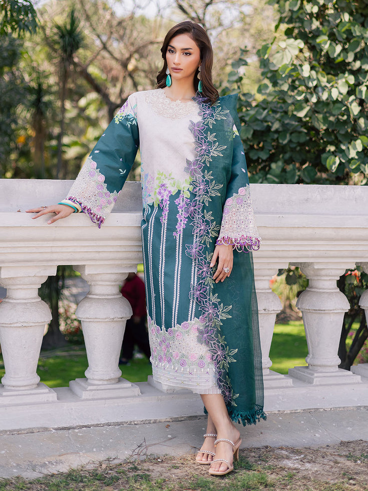 Parishay | IVY Bloom V2 Lawn | BLOOM-01 - Official Parishay - Agha Fabrics UK