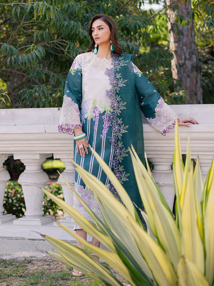 Parishay | IVY Bloom V2 Lawn | BLOOM-01 - Official Parishay - Agha Fabrics UK