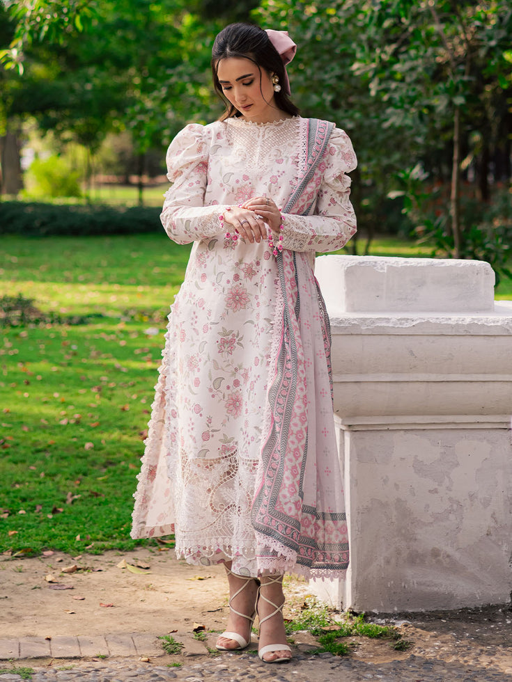 Parishay | IVY Bloom V2 Lawn | BLOOM-03 - Official Parishay - Agha Fabrics UK